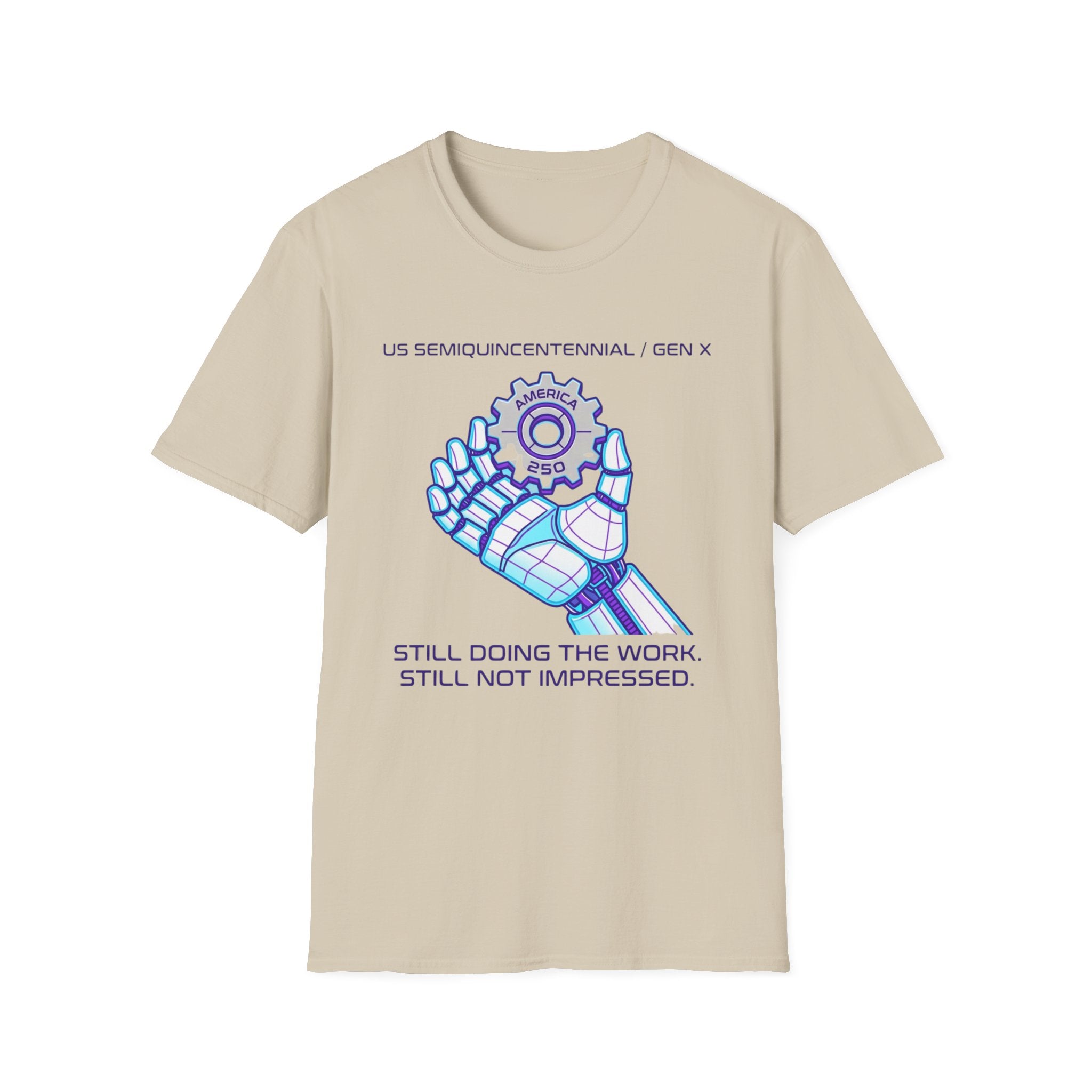 Amercia 250 Unimpressed Robot Hand  T-Shirt