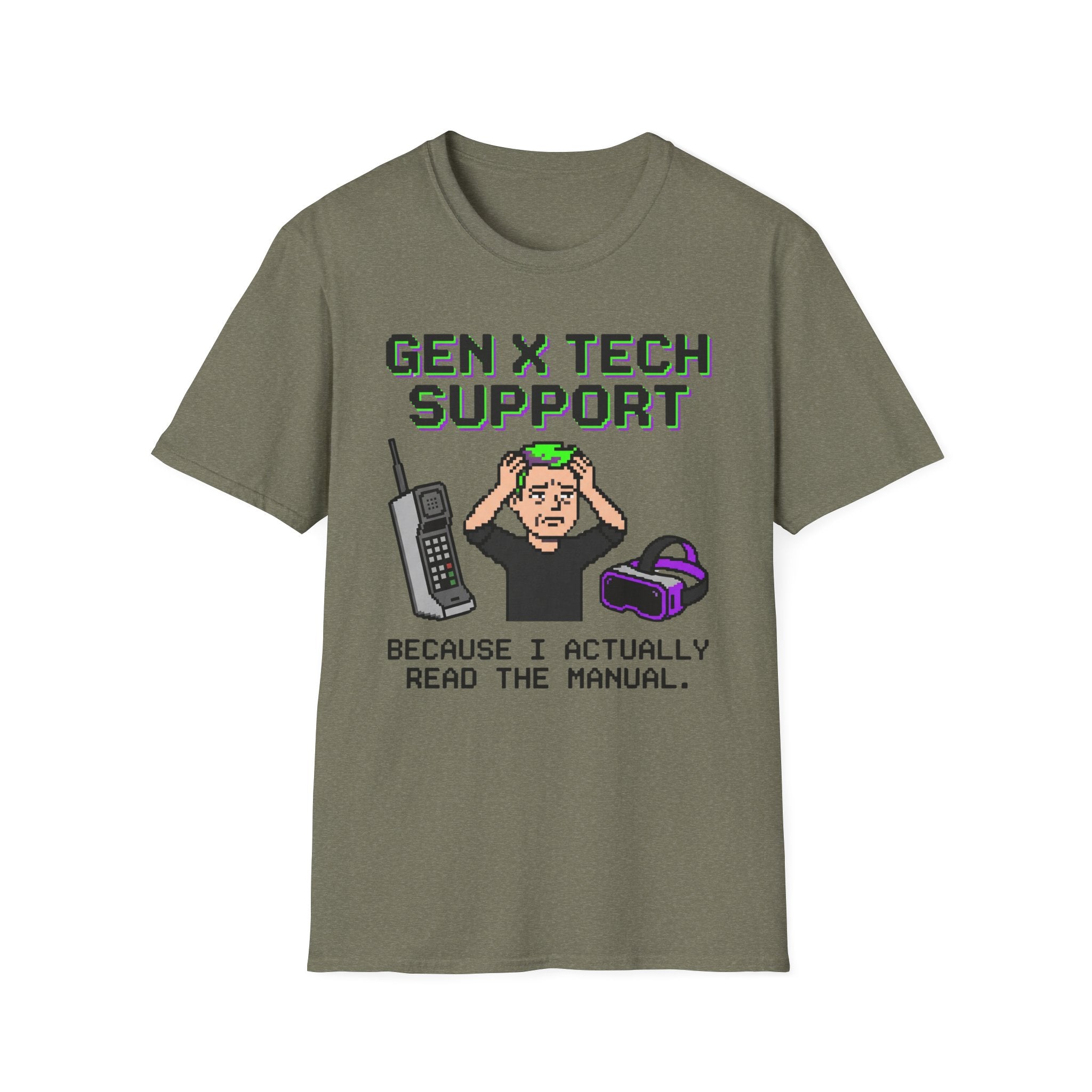 Error 404 I Am the Family Tech Support VR and Mobile T-Shirt