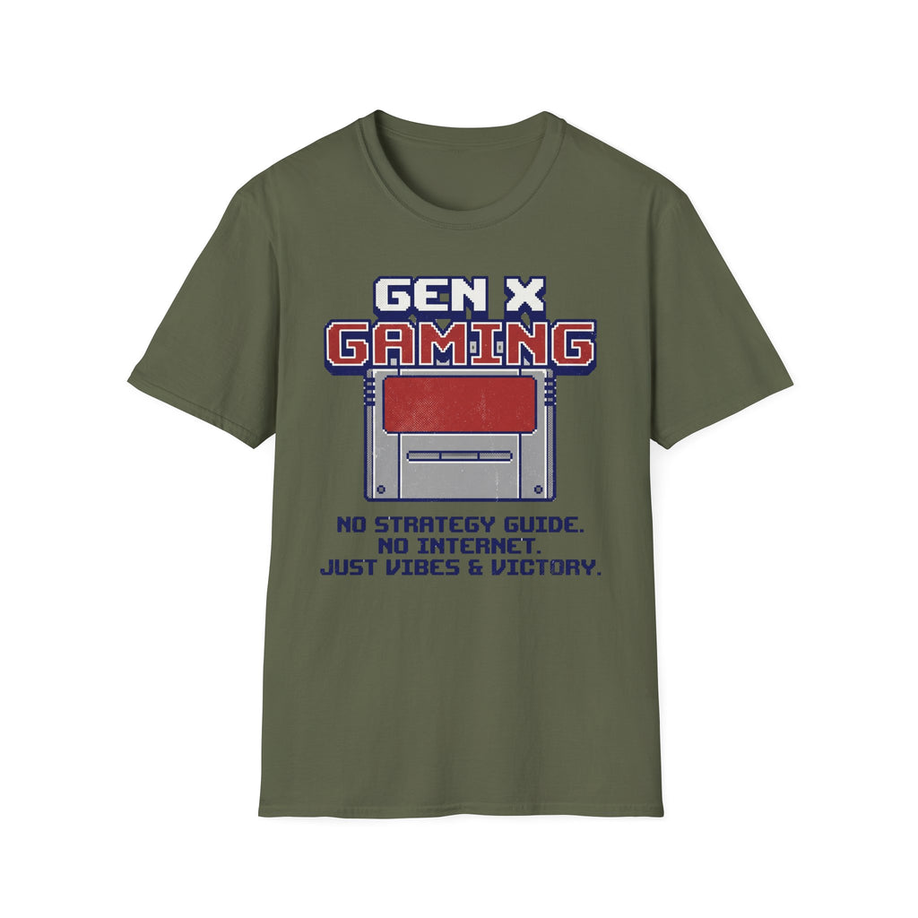 No Strategy Guide No Internet Just Vibes and Victory T-Shirt