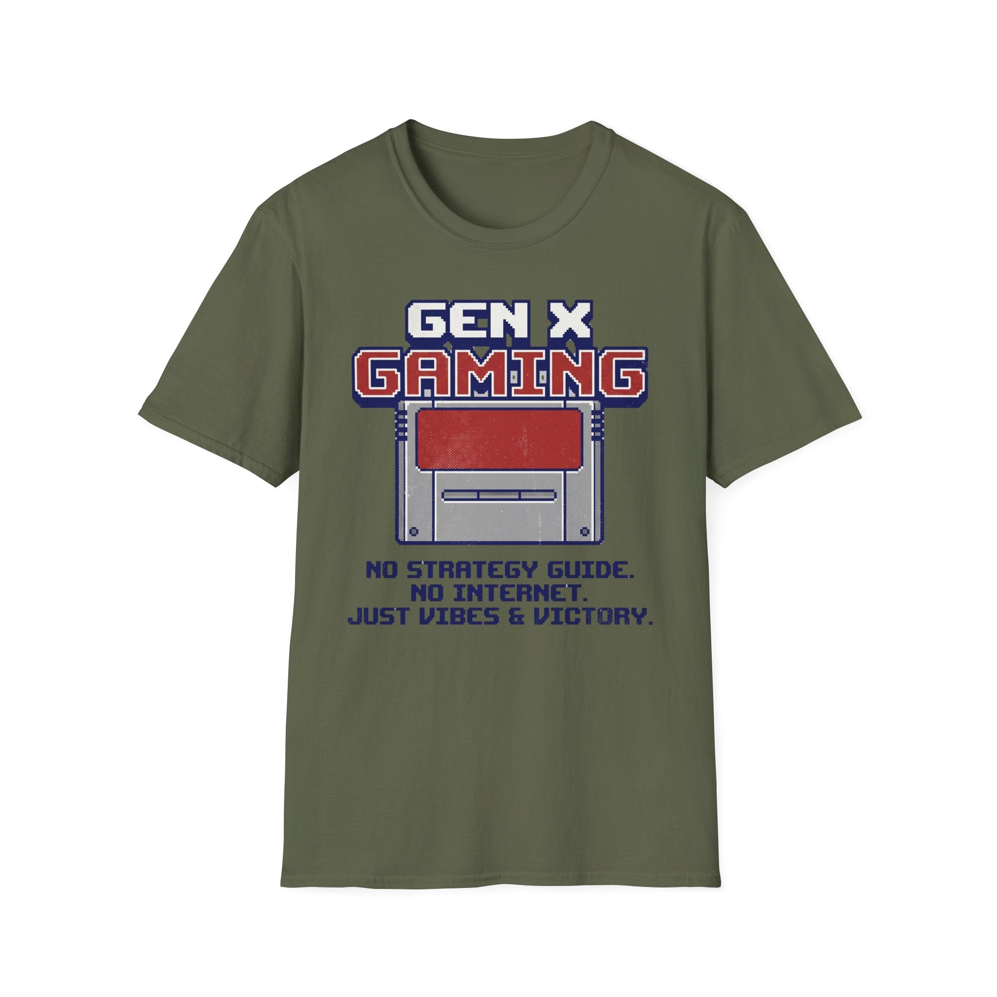 No Strategy Guide No Internet Just Vibes and Victory T-Shirt