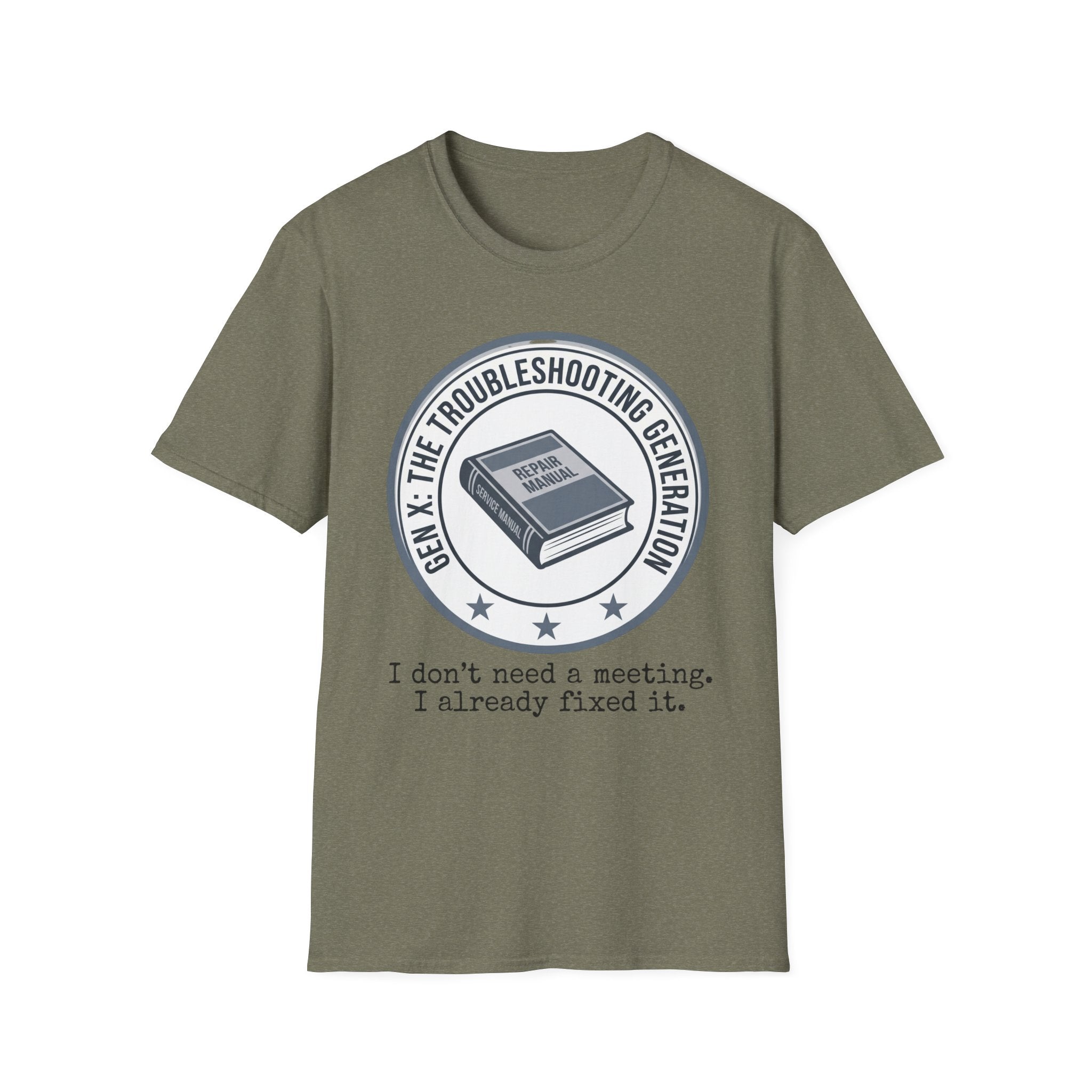 Troubleshooting No Need for Meeting T-Shirt
