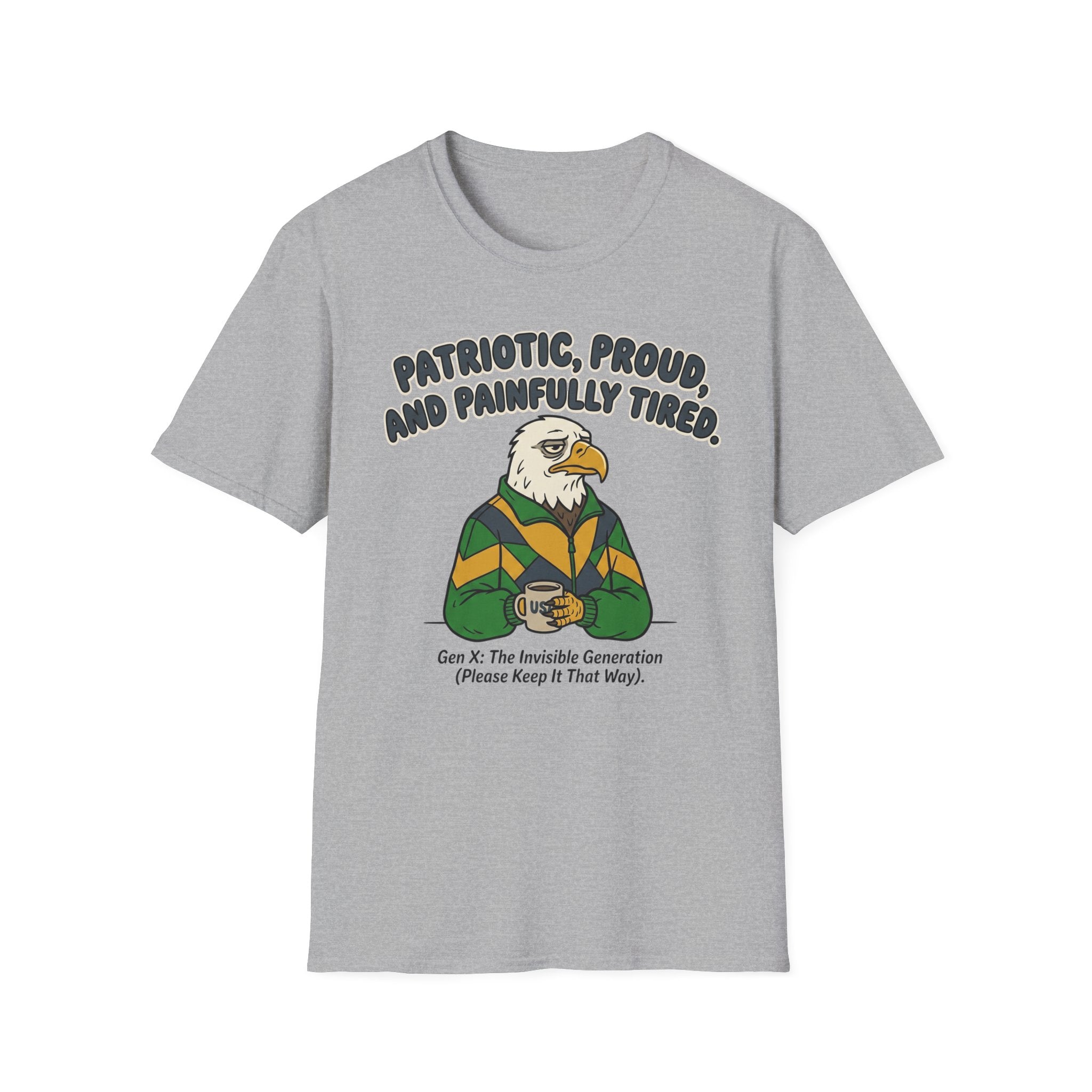 Patriotic Proud and Painfully Tired T-Shirt