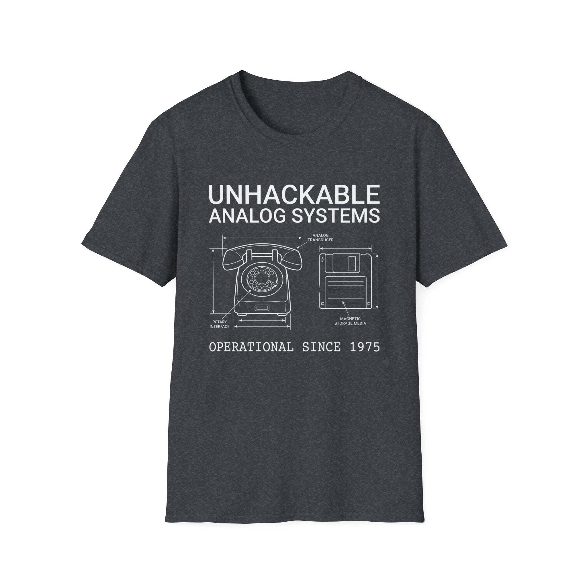 Unhackable Disk Phone T-Shirt