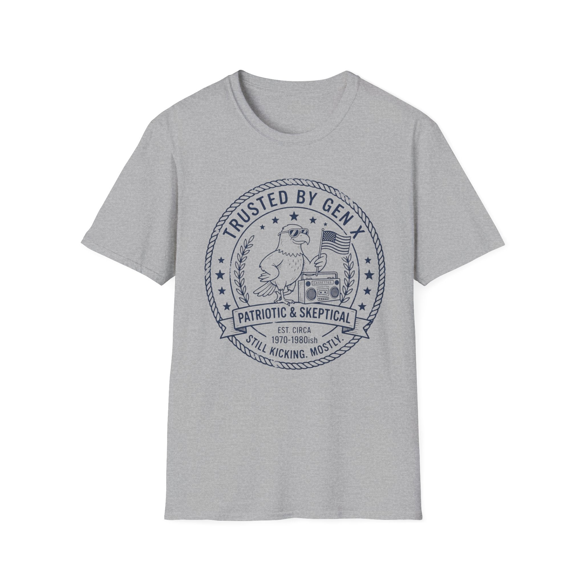 Trusted By GenX Patriotic and Skeptical T-Shirt