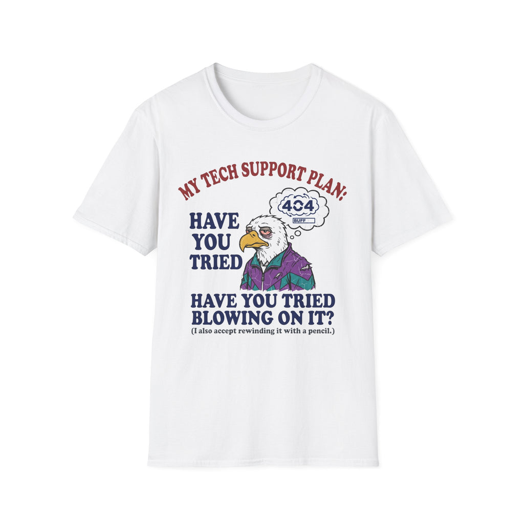 Blowing Eagle Tech Support T-Shirt