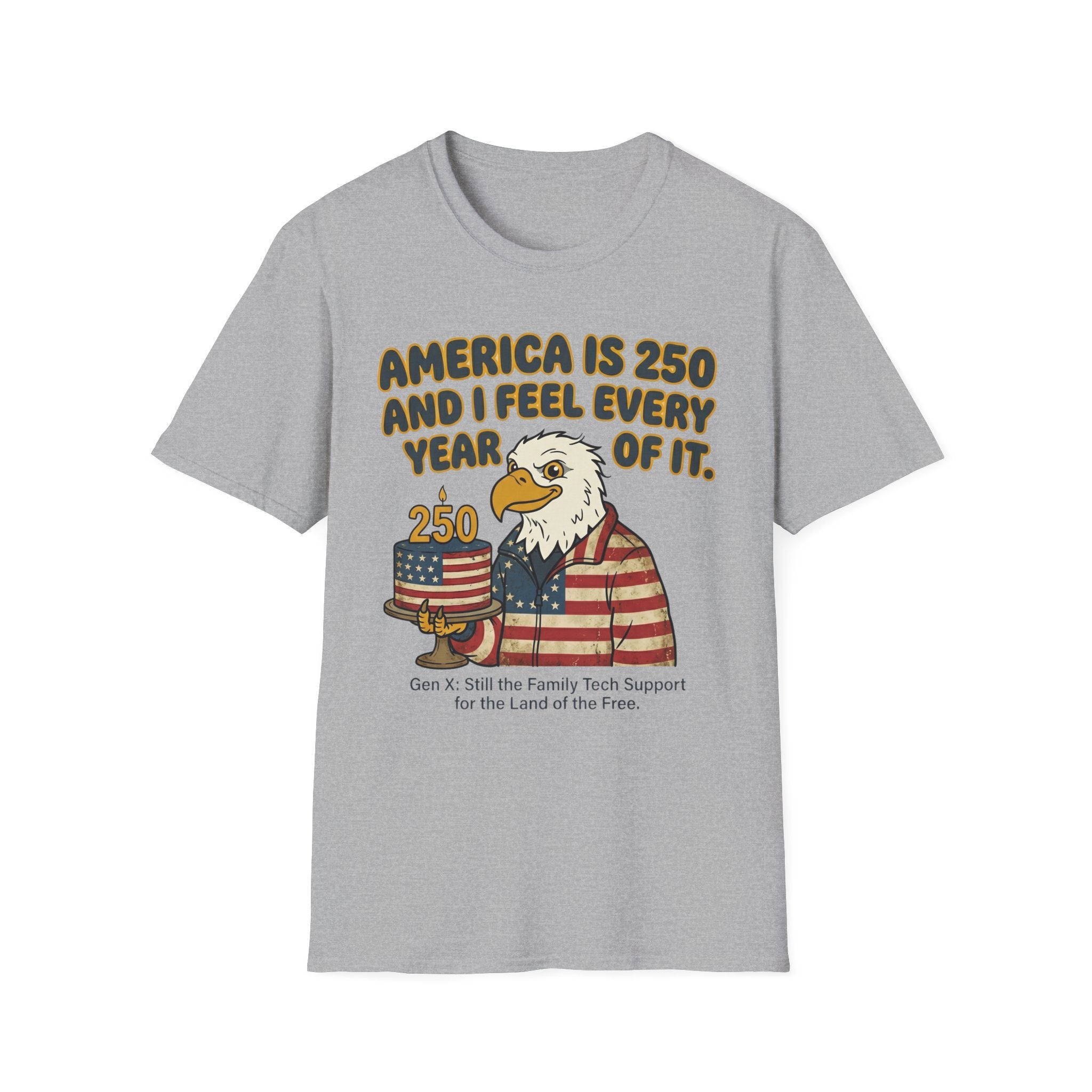 America 250 Feeling Every Year of It Eagle T-Shirt