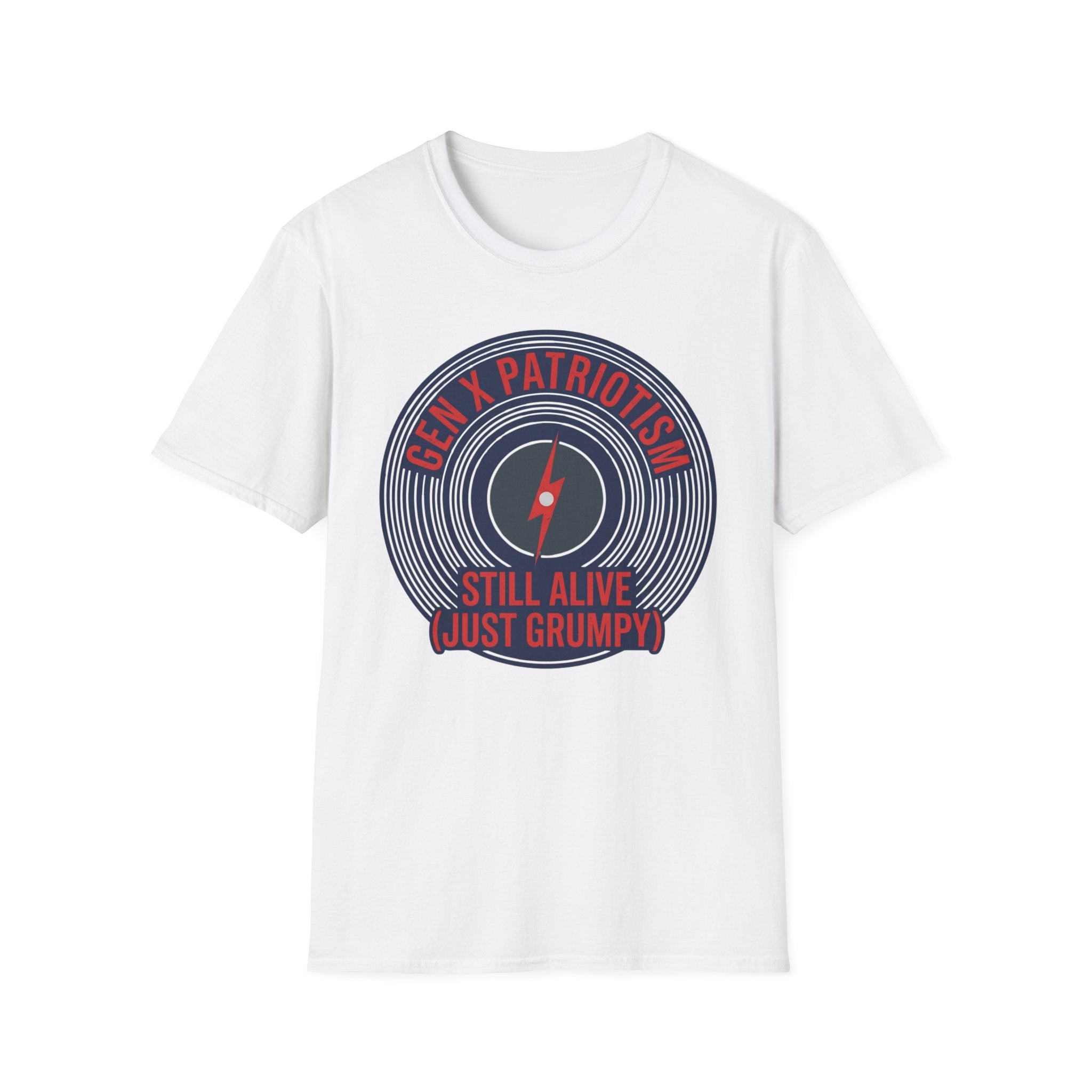 Still Alive Just Grumpy Vinyl  T-Shirt