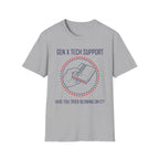 Gen X Tech Cartridge Blowing  T-Shirt