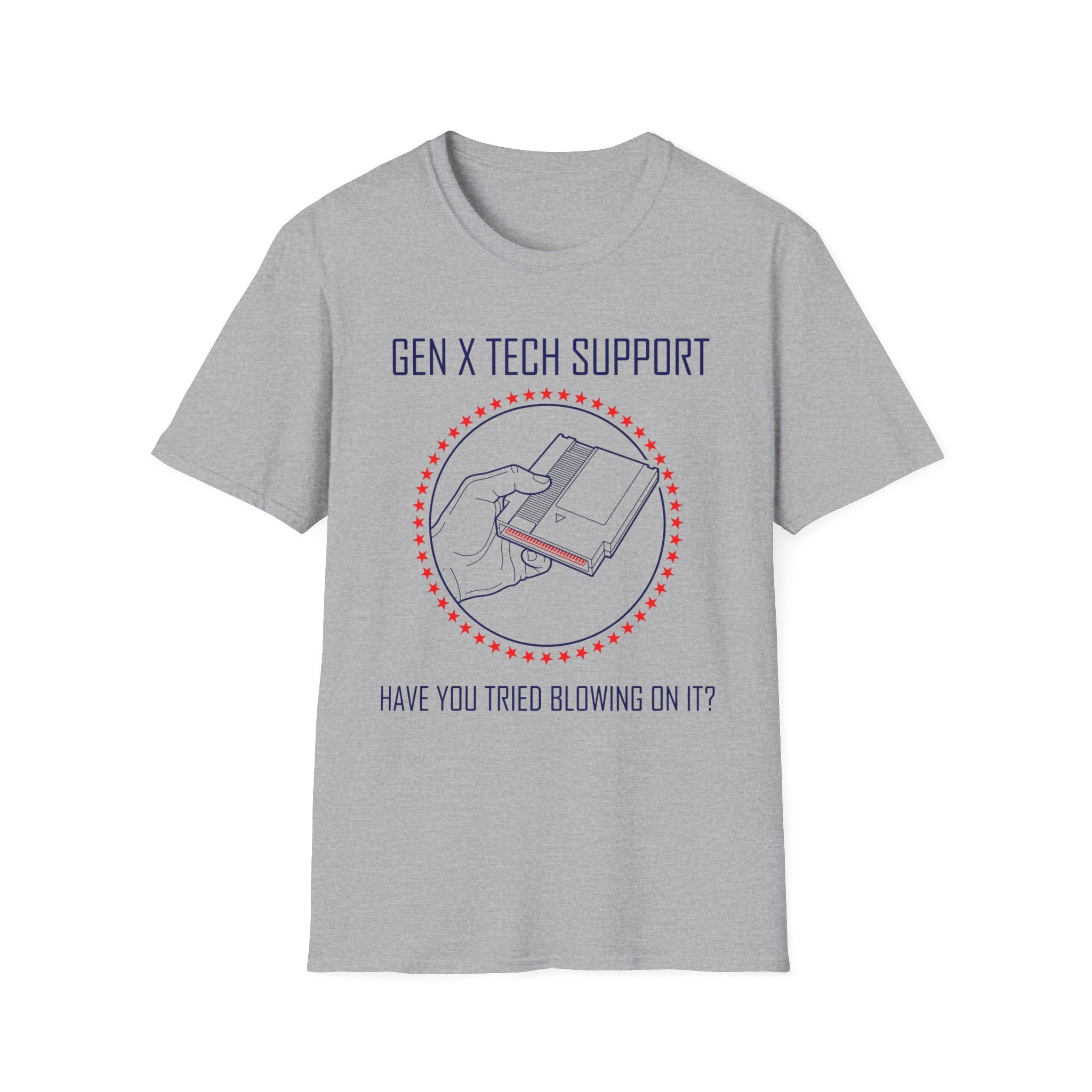 Gen X Tech Cartridge Blowing  T-Shirt