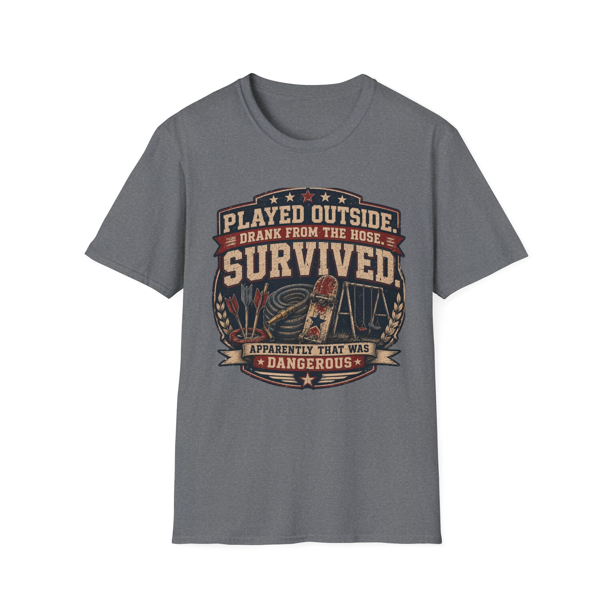 Played Outside and Survived Apparently Dangerous T-Shirt