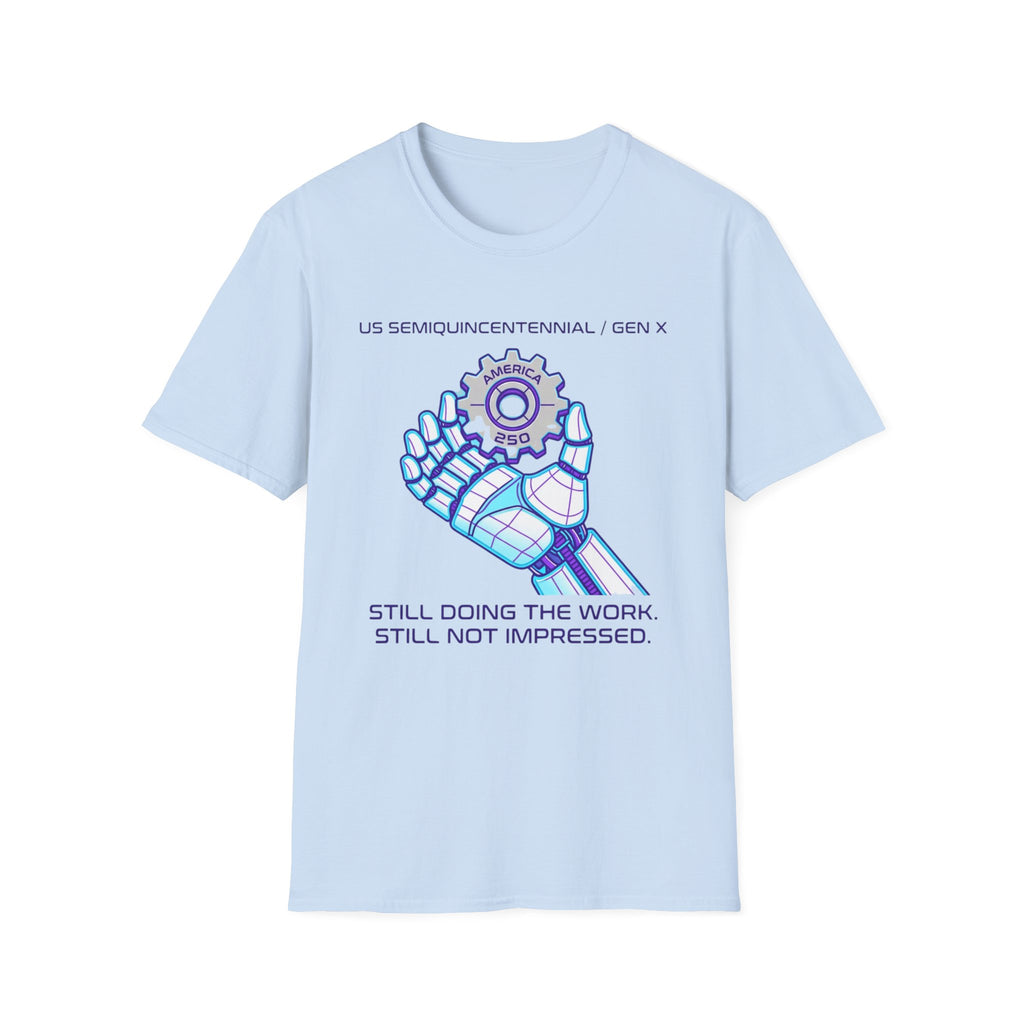 Amercia 250 Unimpressed Robot Hand  T-Shirt