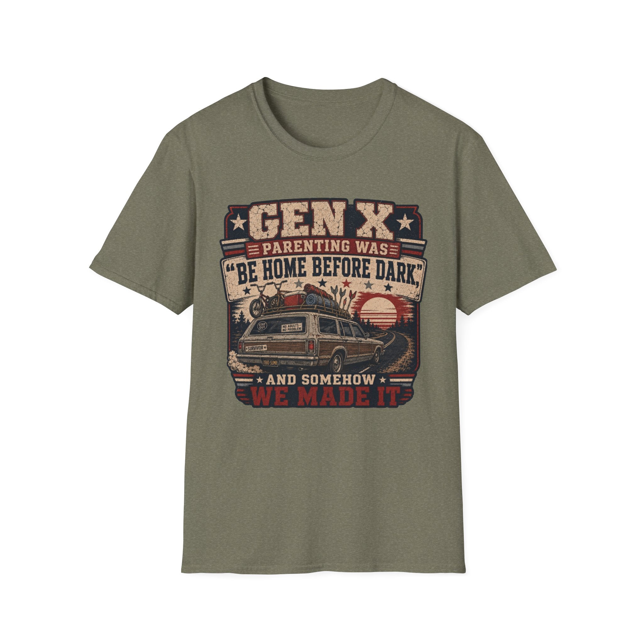 Parenting Was Home Before Dark T-Shirt