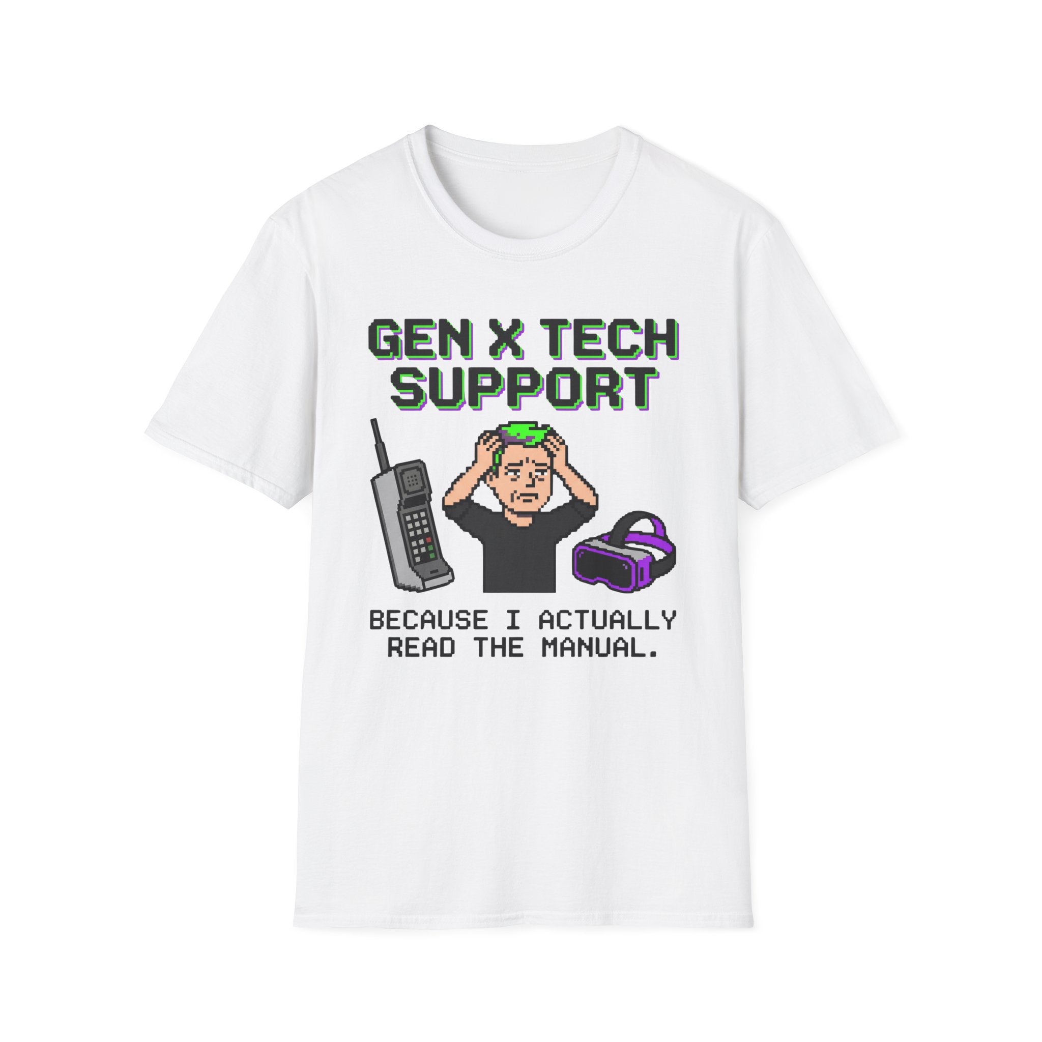 Error 404 I Am the Family Tech Support VR and Mobile T-Shirt