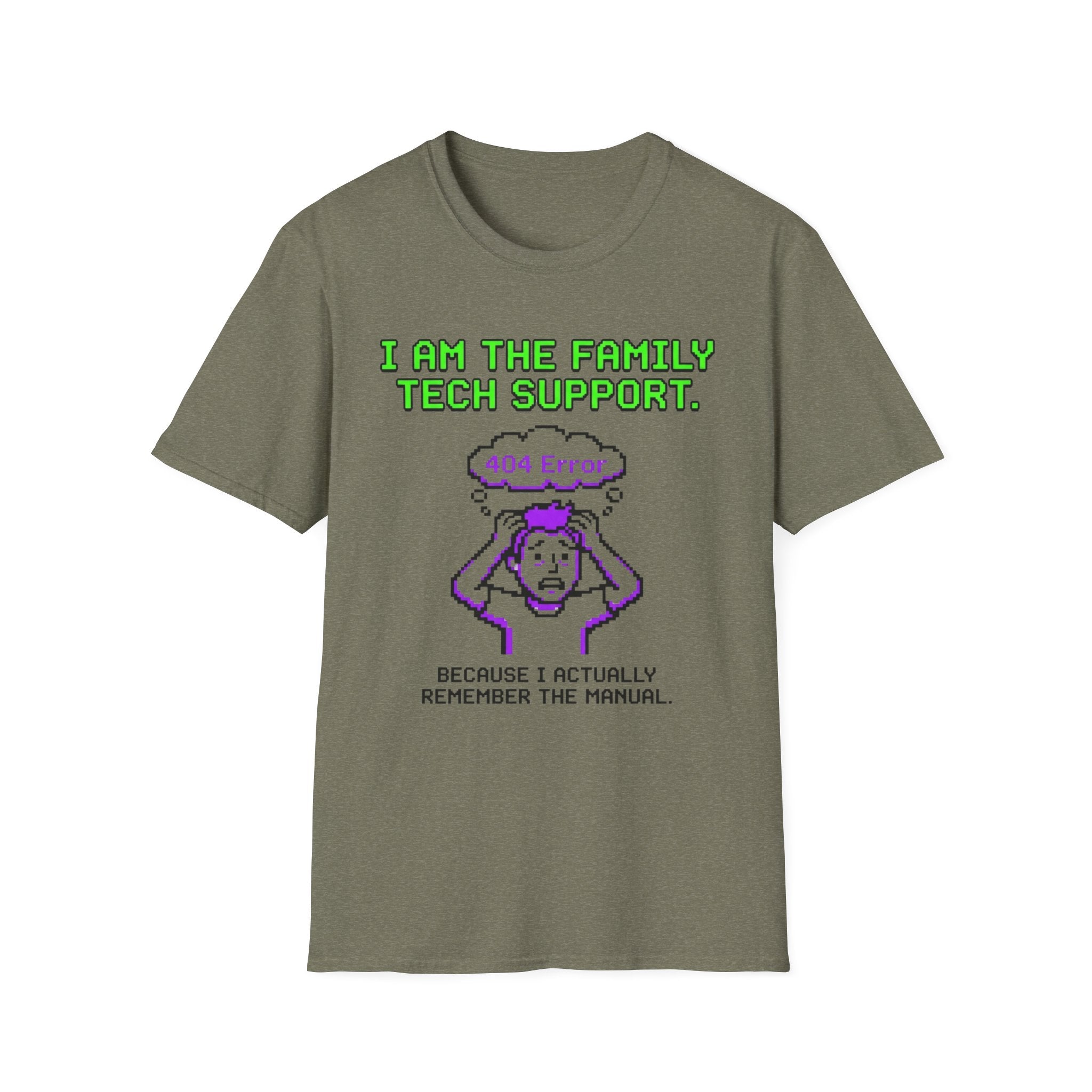 Error 404 I am the FamilyTech Support T-Shirt