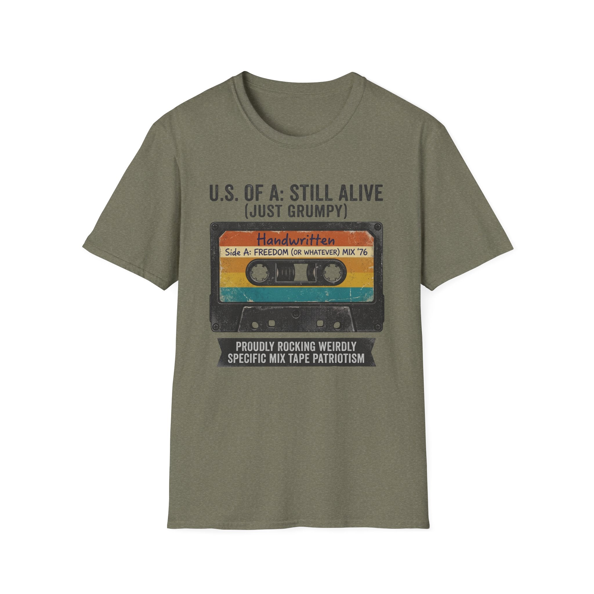 U.S Of A: Still Alive Just Grumpy  CassetteT-Shirt