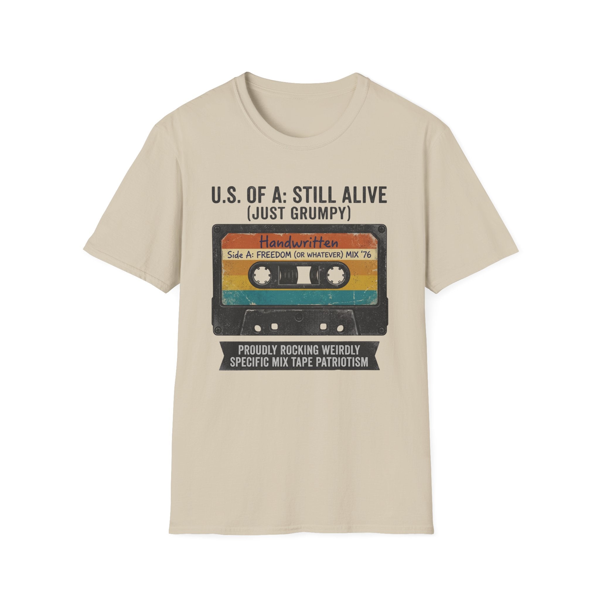 U.S Of A: Still Alive Just Grumpy  CassetteT-Shirt