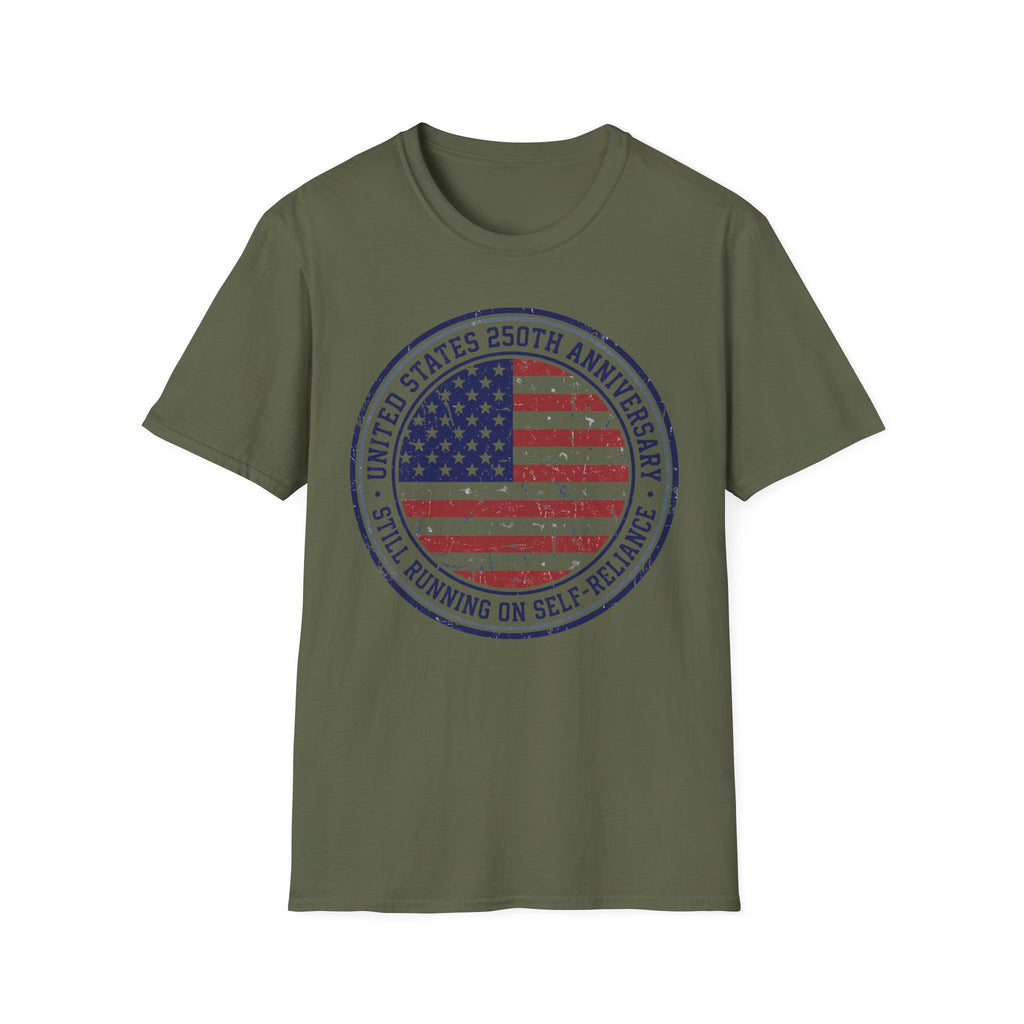 Flag Self Reliance America 250 T-Shirt