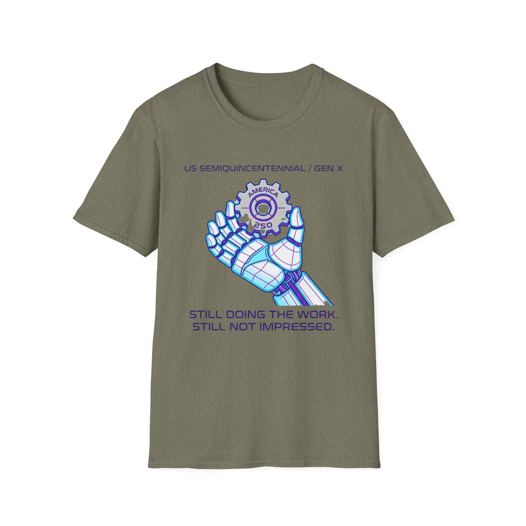 Amercia 250 Unimpressed Robot Hand  T-Shirt
