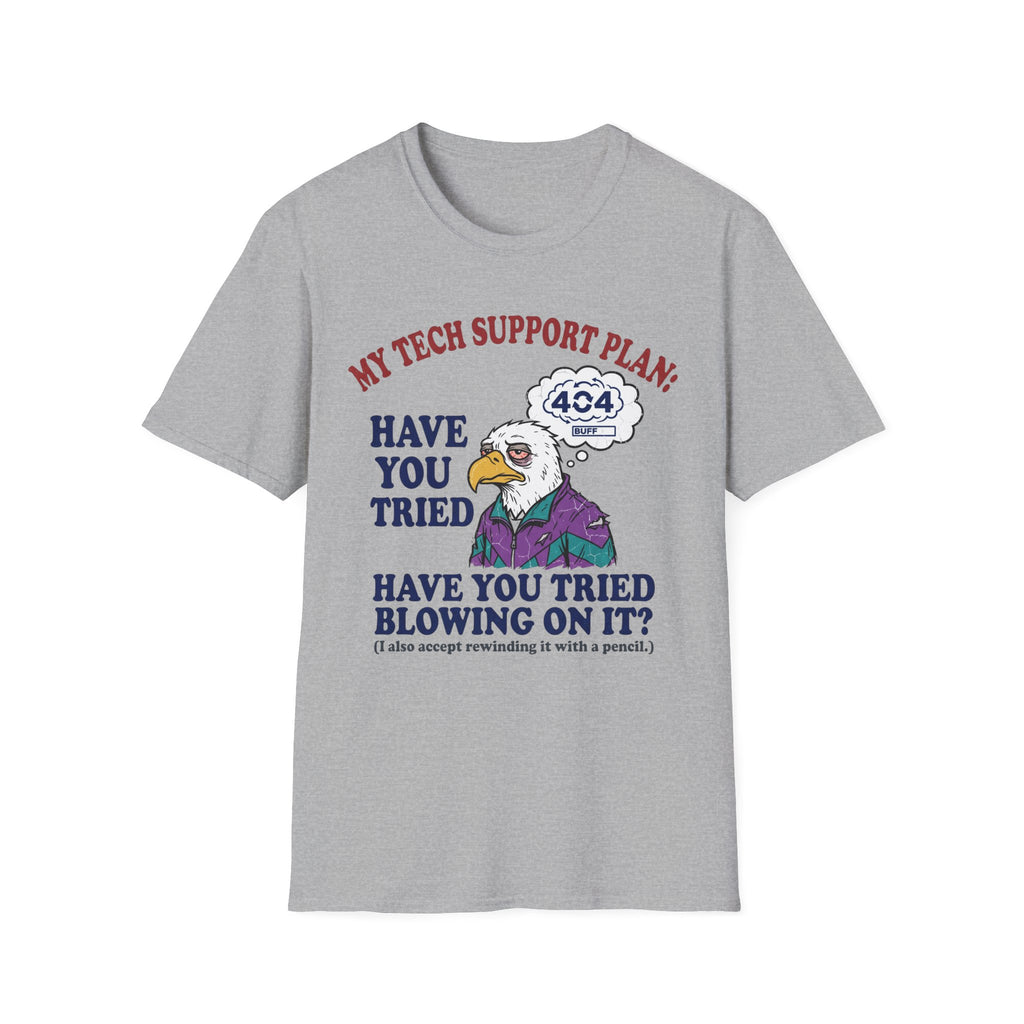Blowing Eagle Tech Support T-Shirt