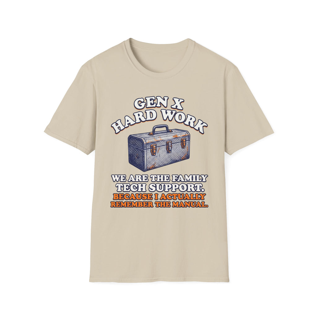 Gen X Hard Work Toolbox T-Shirt