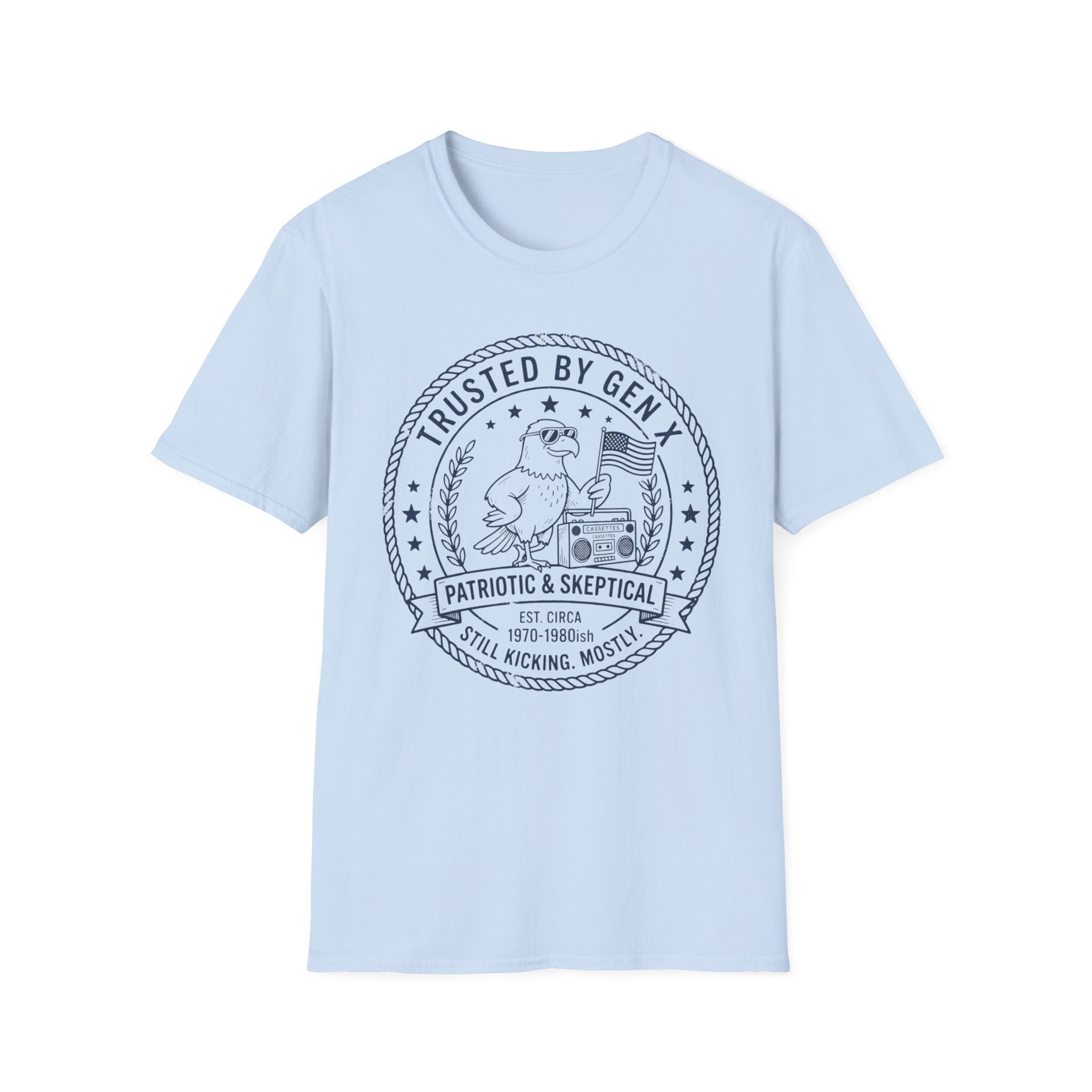 Trusted By GenX Patriotic and Skeptical T-Shirt