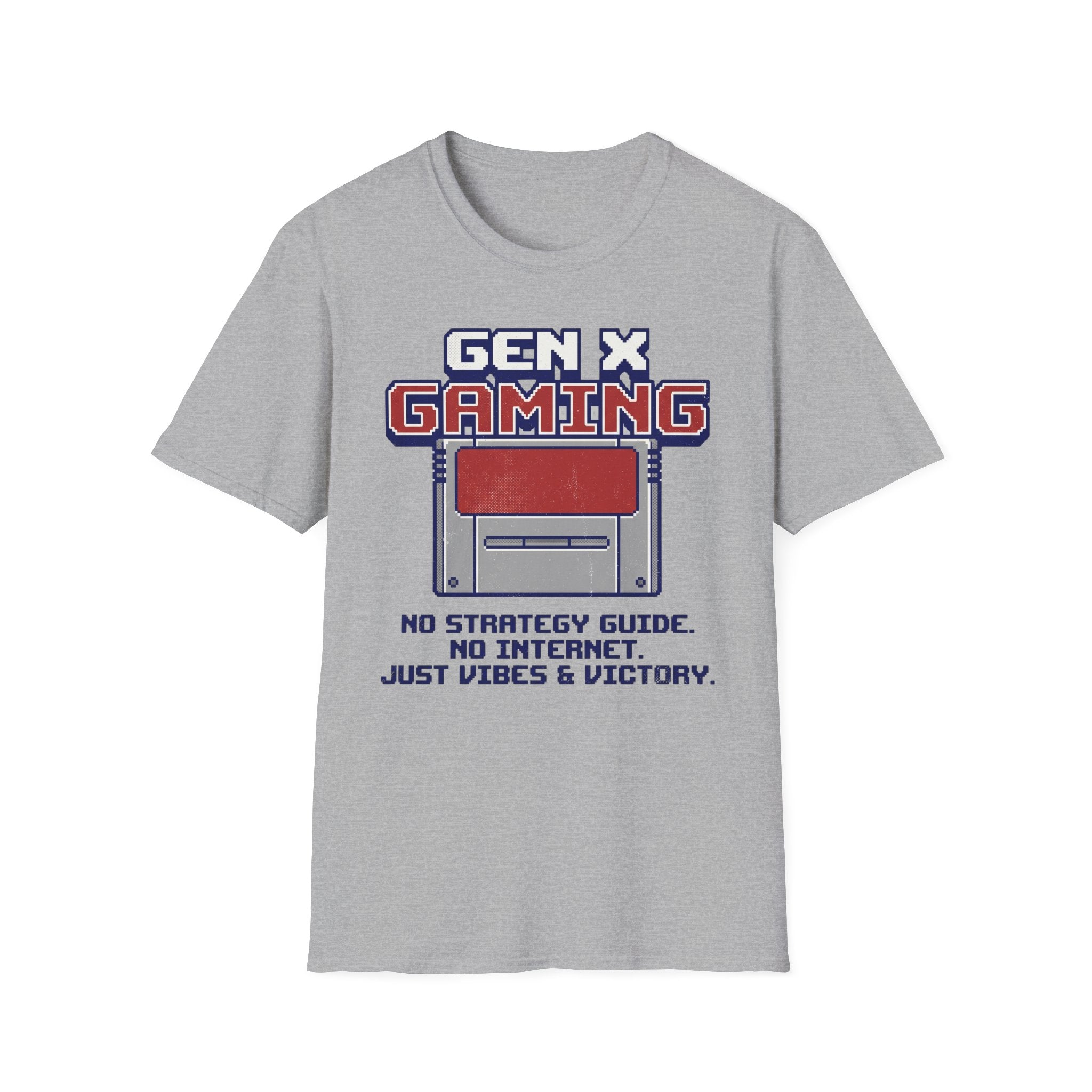 No Strategy Guide No Internet Just Vibes and Victory T-Shirt