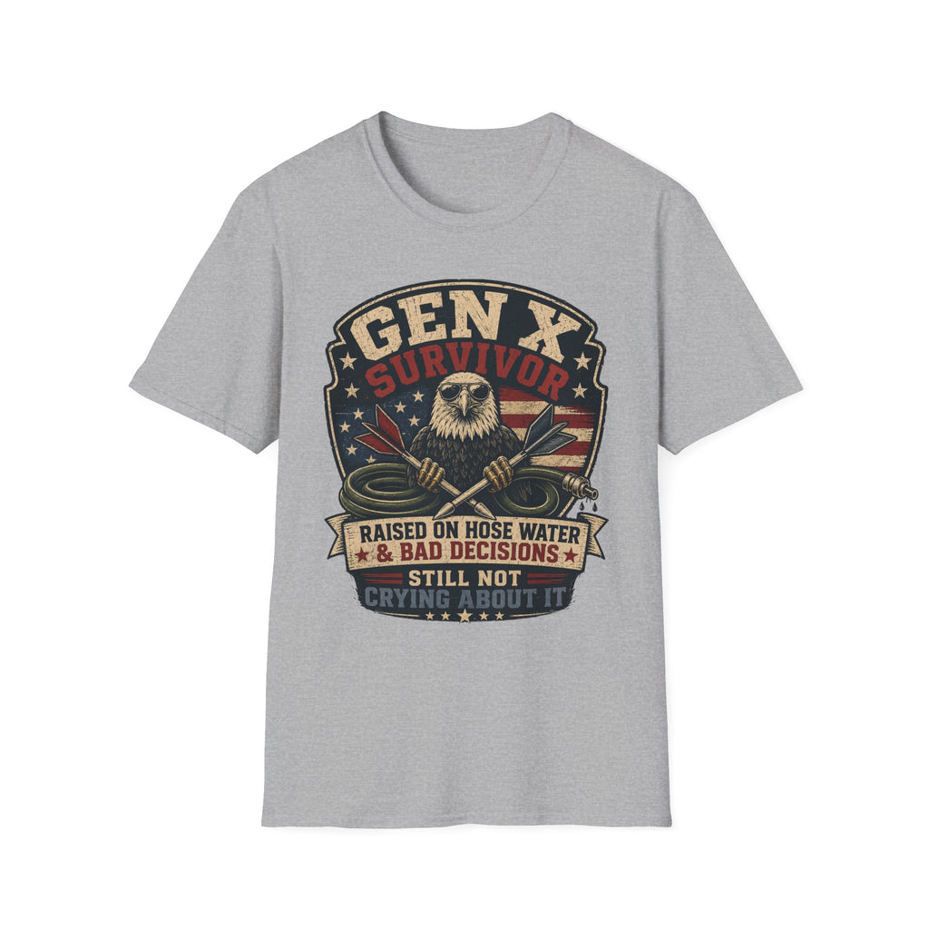 Raised On Hose Water and Bad Decisions Eagle T-Shirt