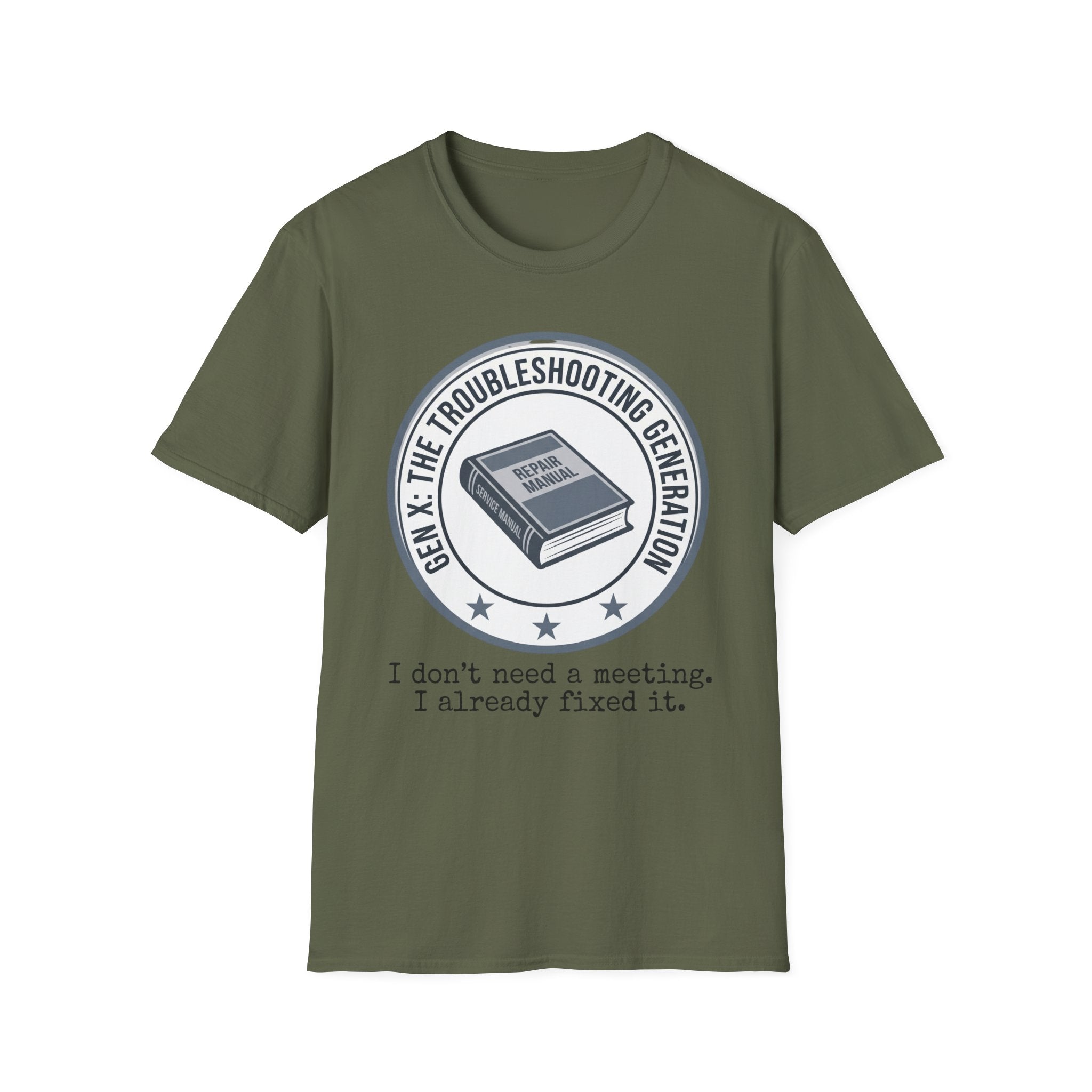 Troubleshooting No Need for Meeting T-Shirt