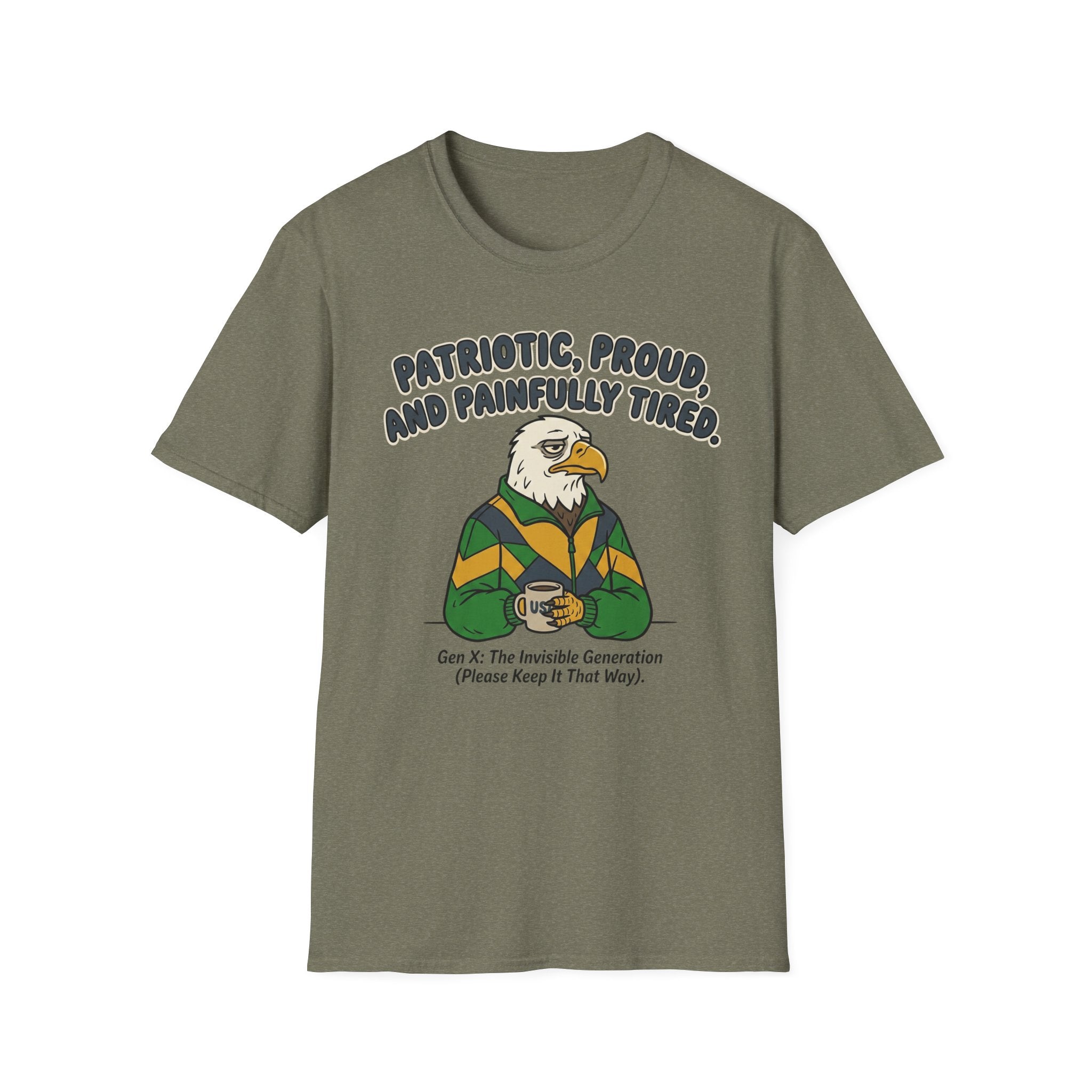 Patriotic Proud and Painfully Tired T-Shirt