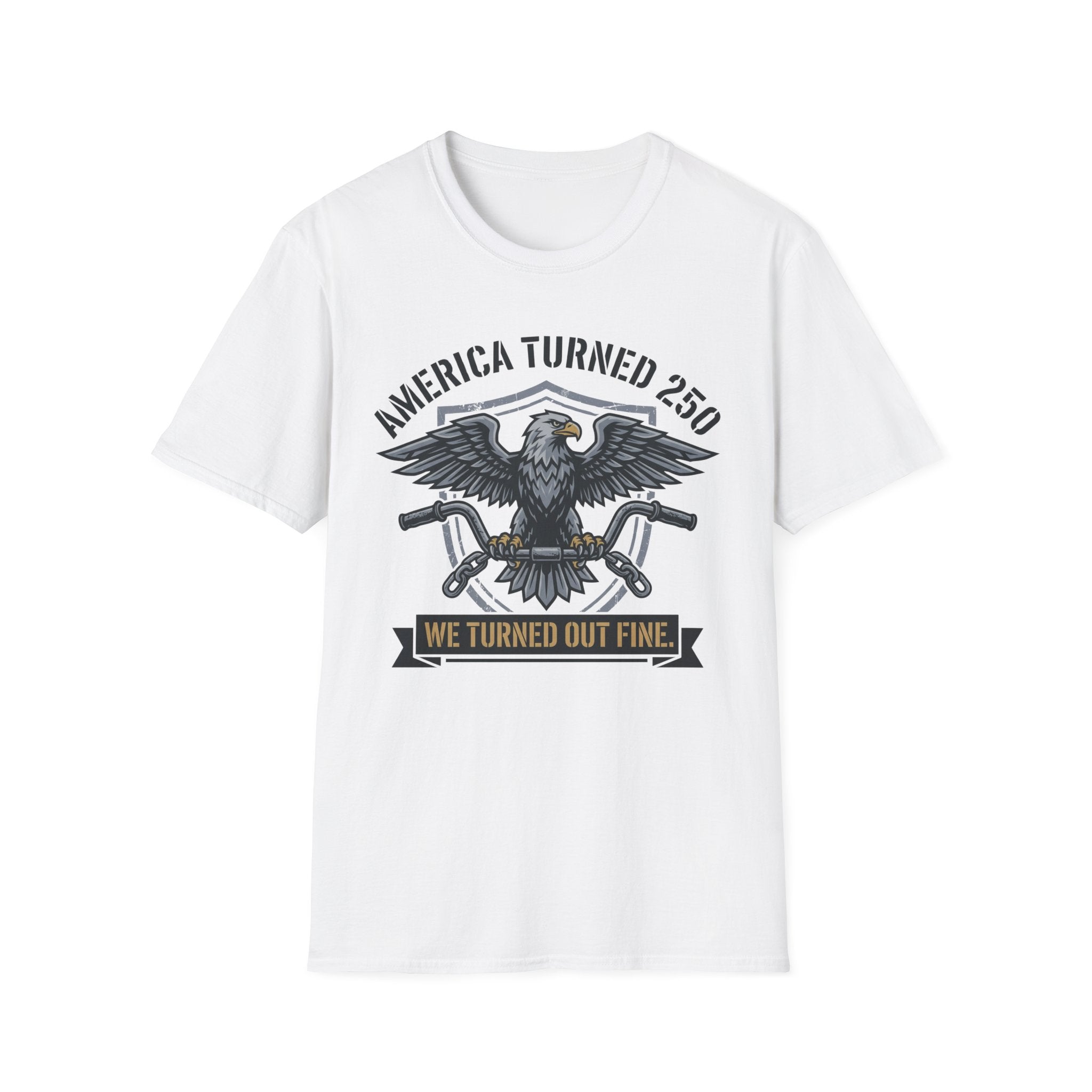 America Turned Out Fine Handbars  T-Shirt