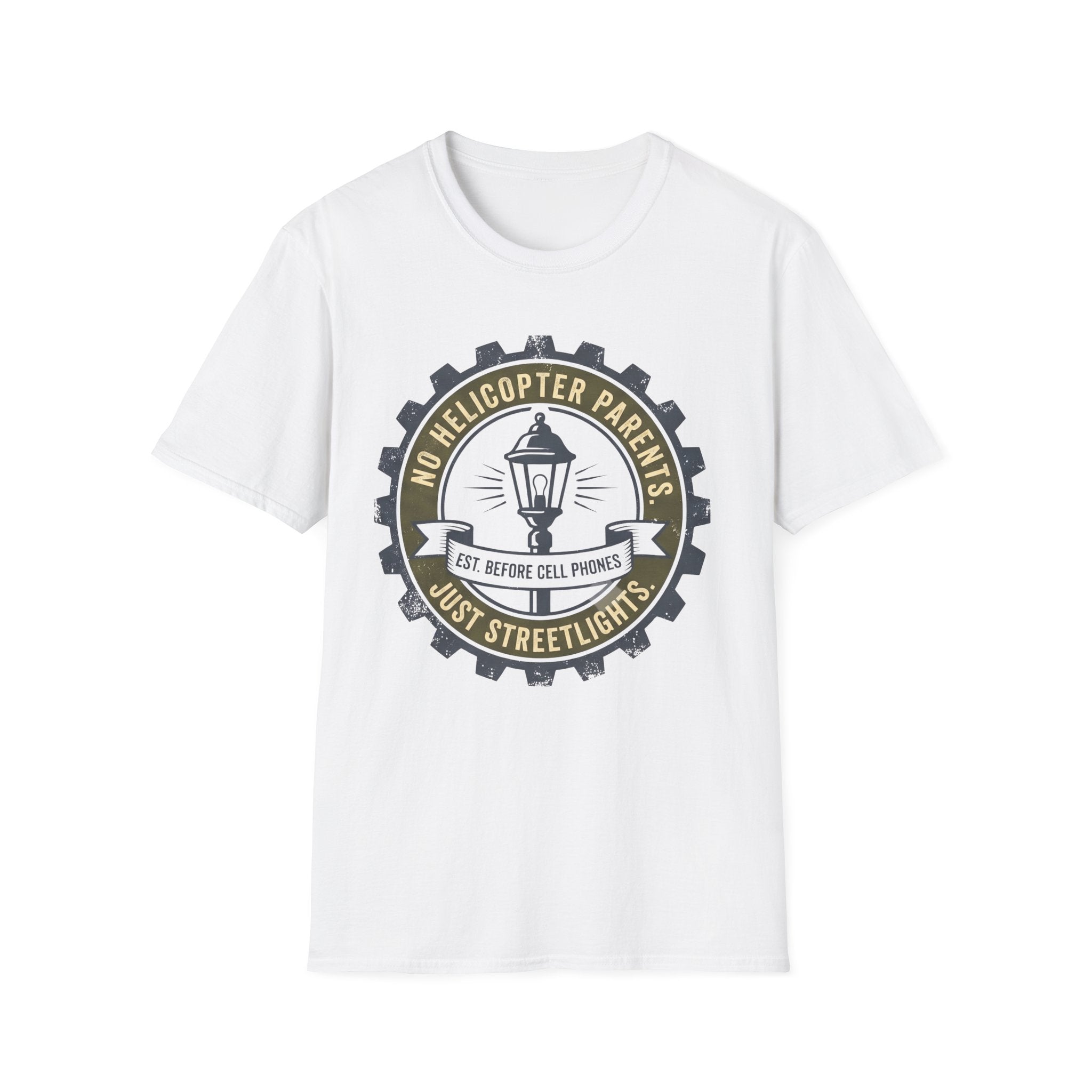 No Helicoptor Parent Est Before Cell Phone  T-Shirt