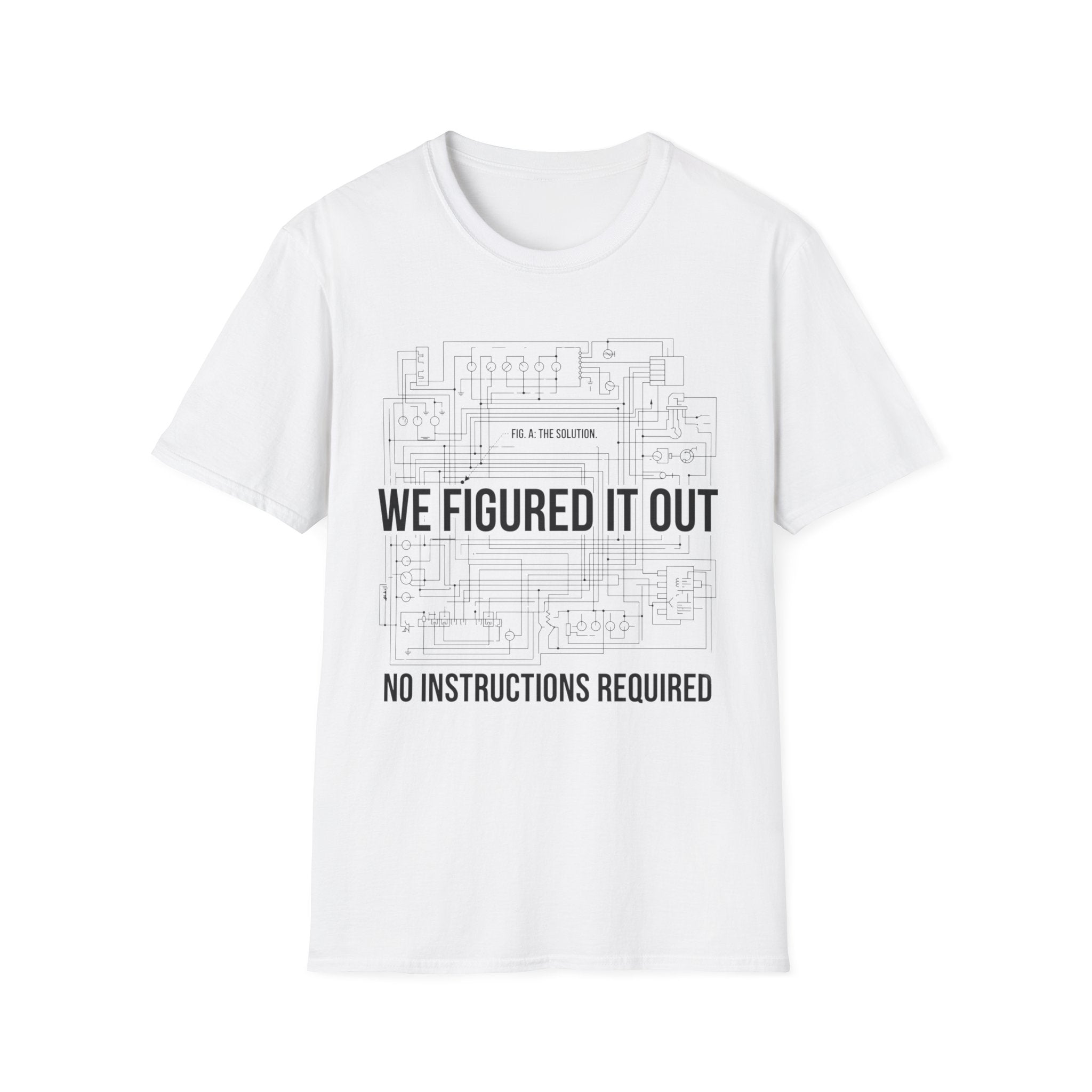 Figured it Out No Instructions Needed Schematic  T-Shirt