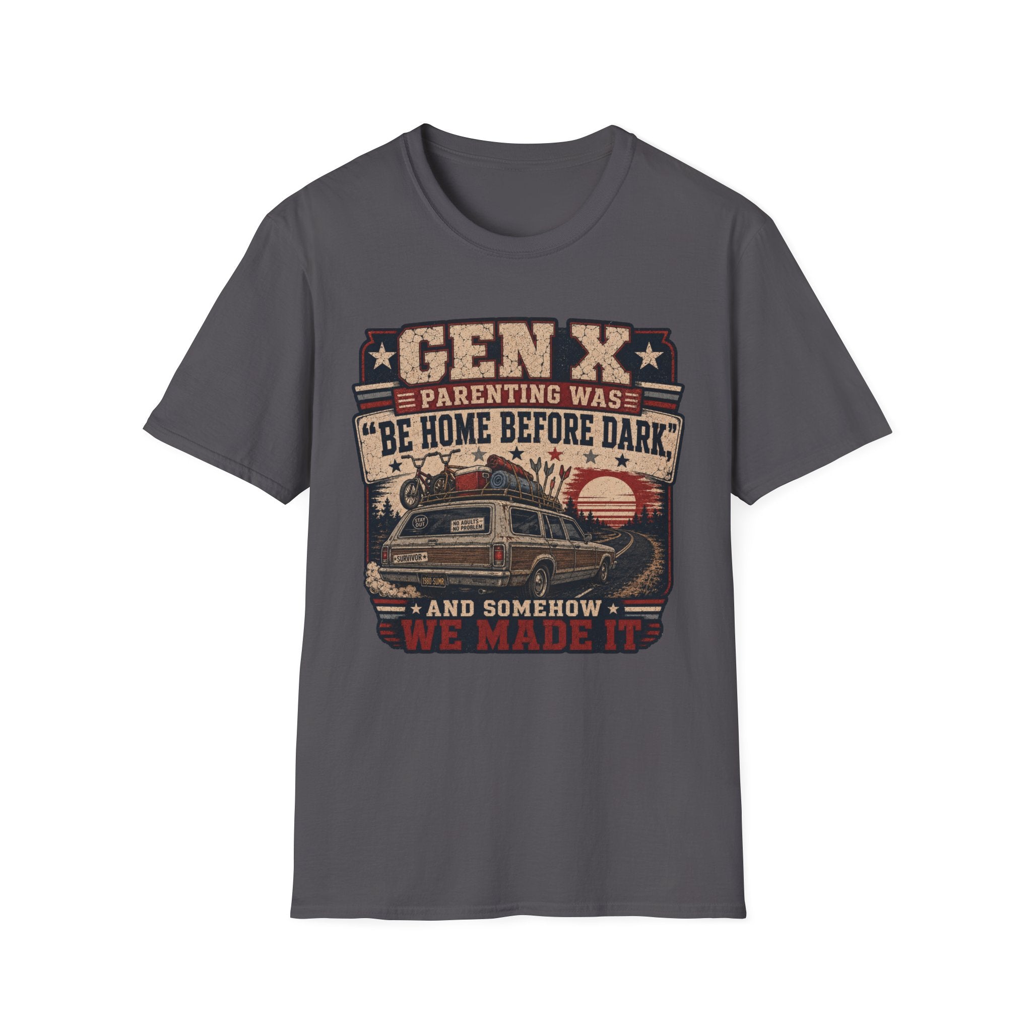 Parenting Was Home Before Dark T-Shirt