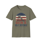 Self Defense Slide  T-Shirt