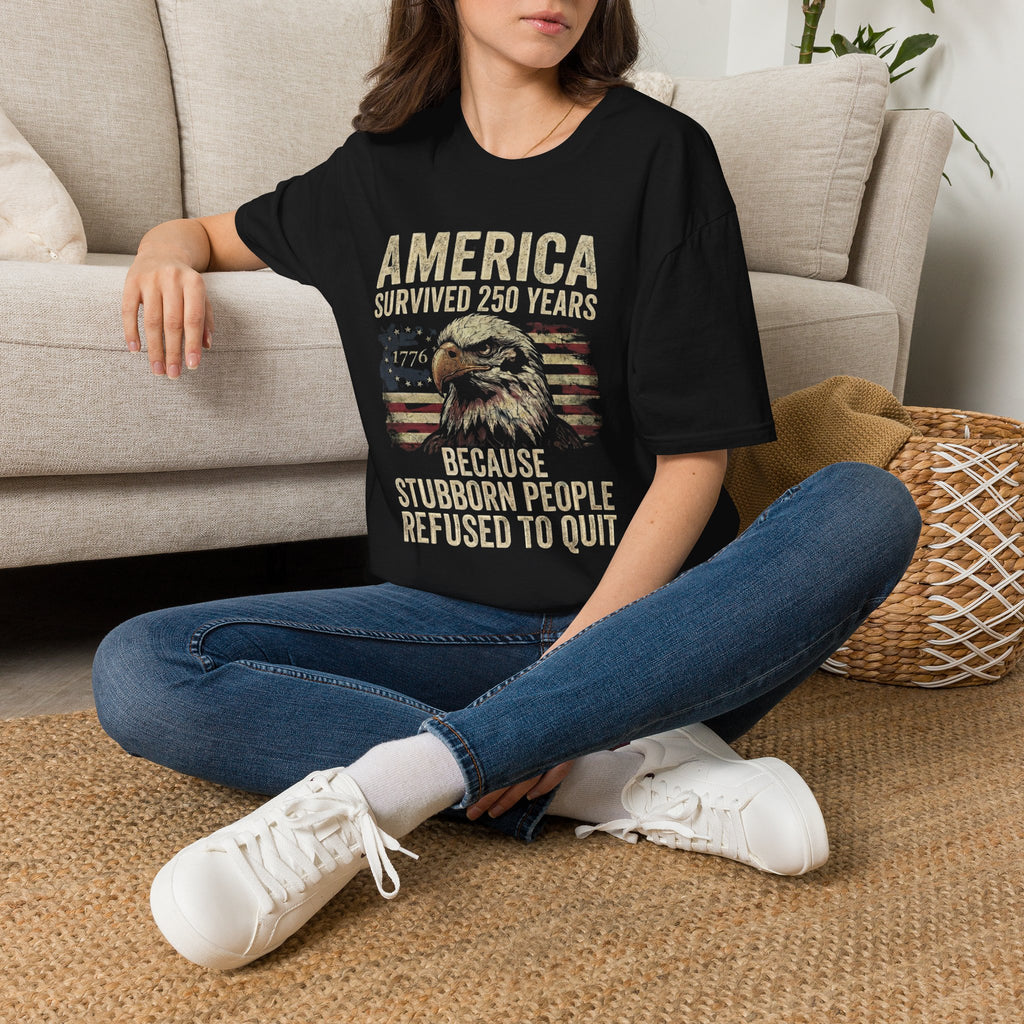 America Refused to Quit Flag T-Shirt