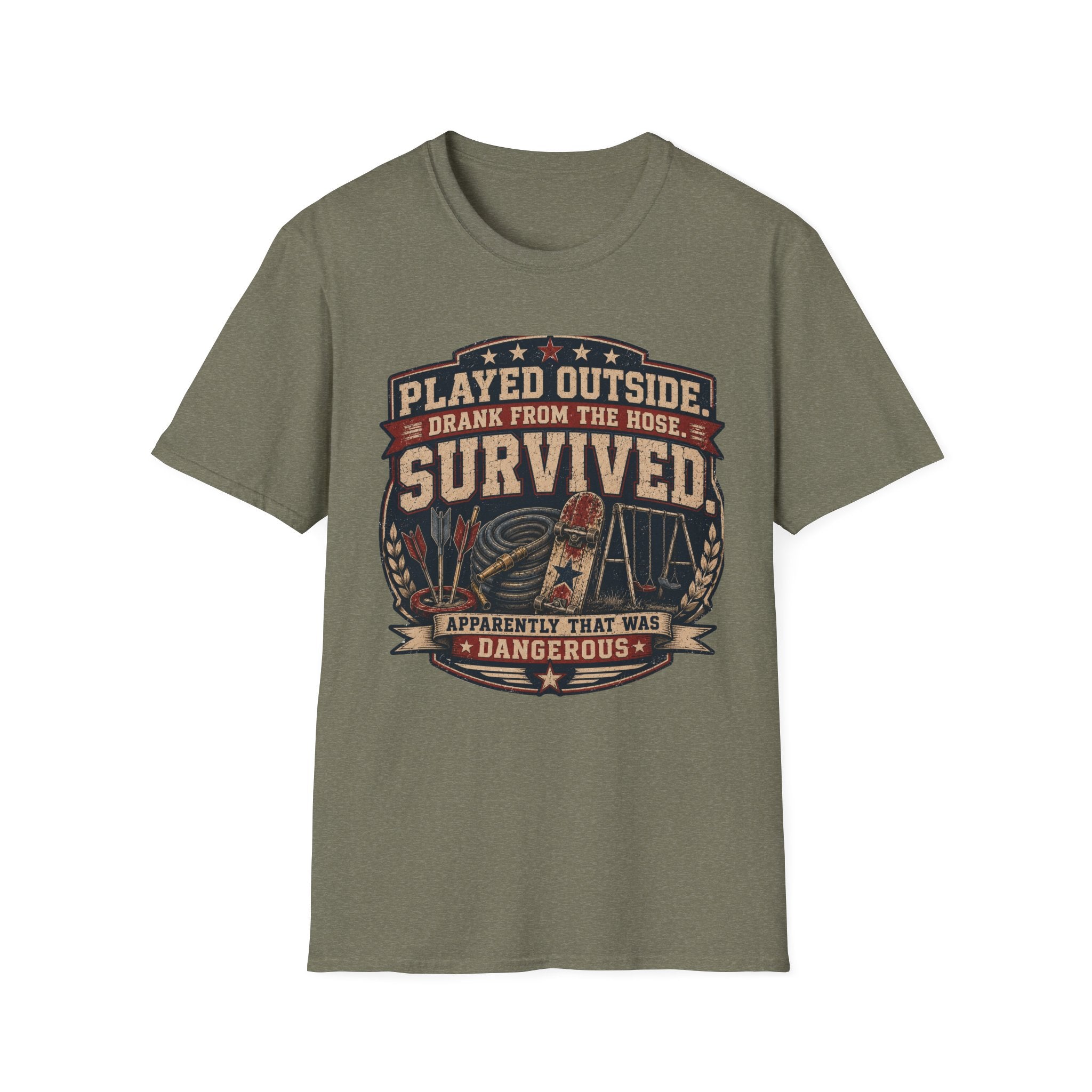 Played Outside and Survived Apparently Dangerous T-Shirt