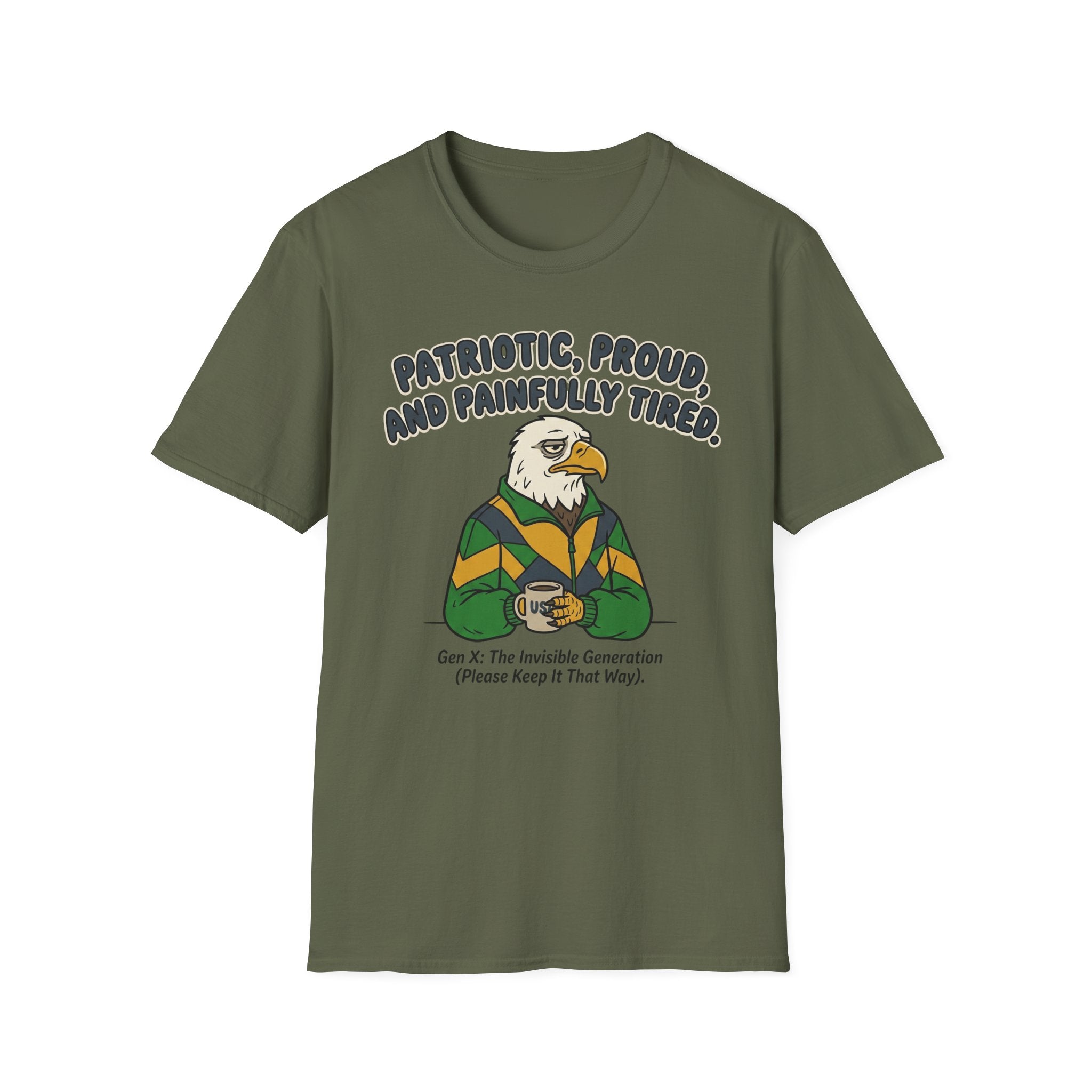 Patriotic Proud and Painfully Tired T-Shirt