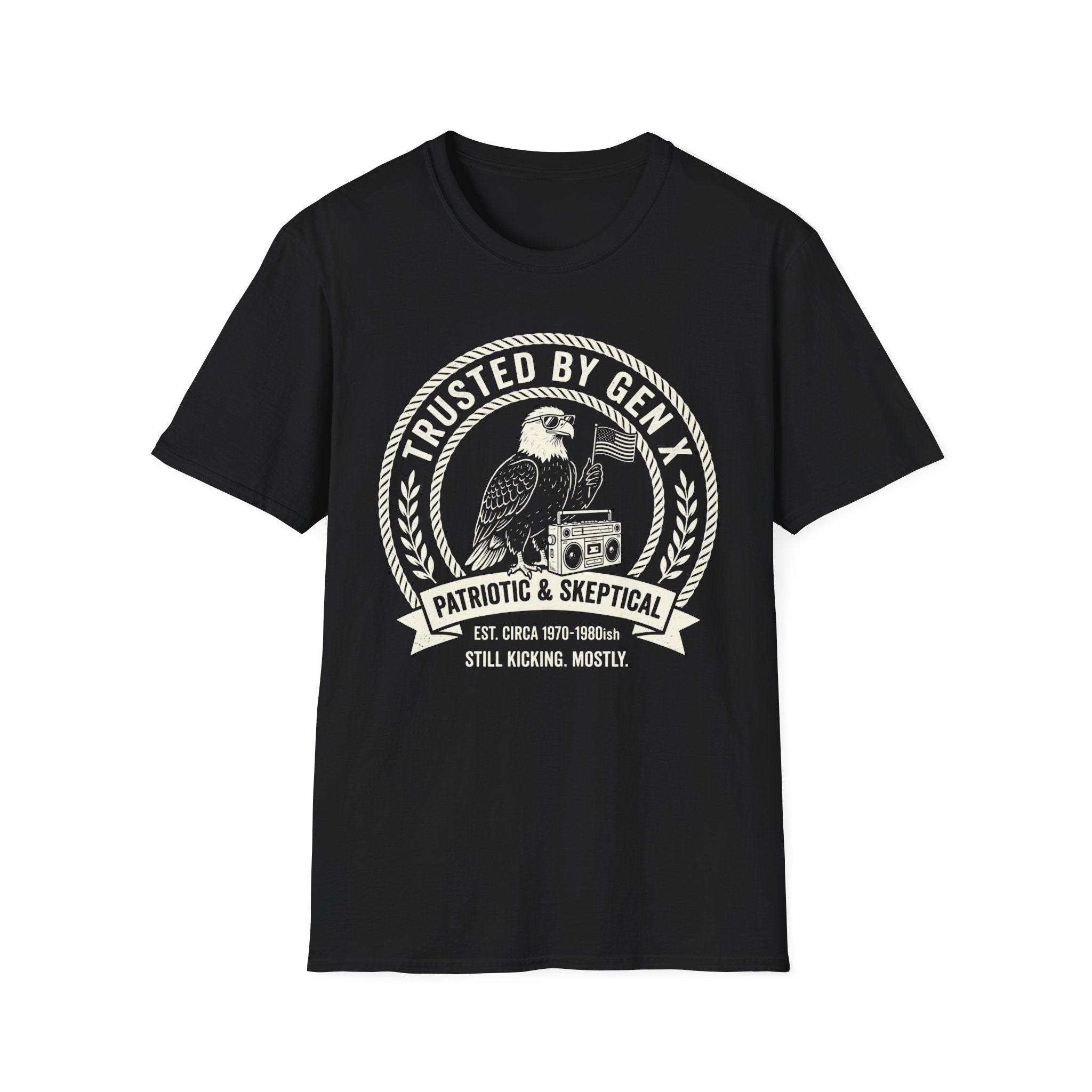 Trusted By GenX Patriotic and Skeptical T-Shirt