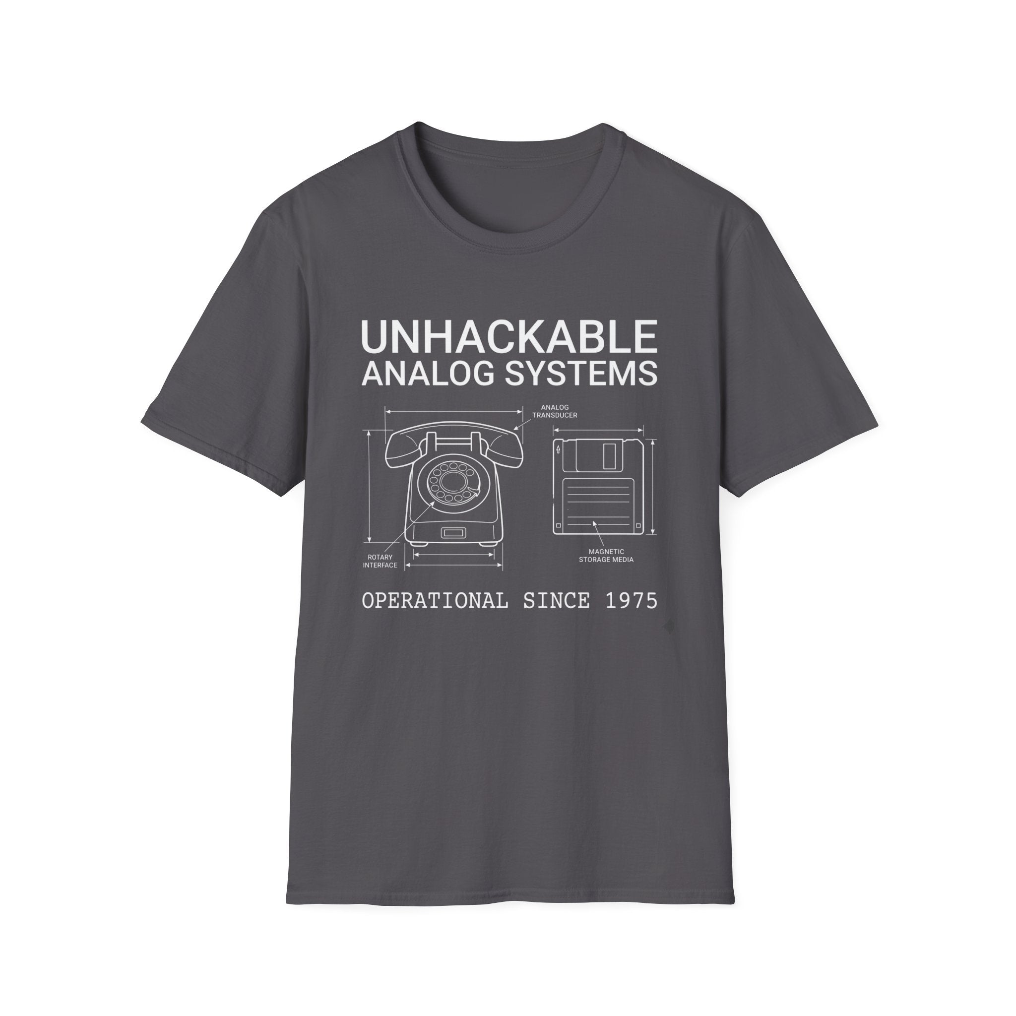 Unhackable Disk Phone T-Shirt