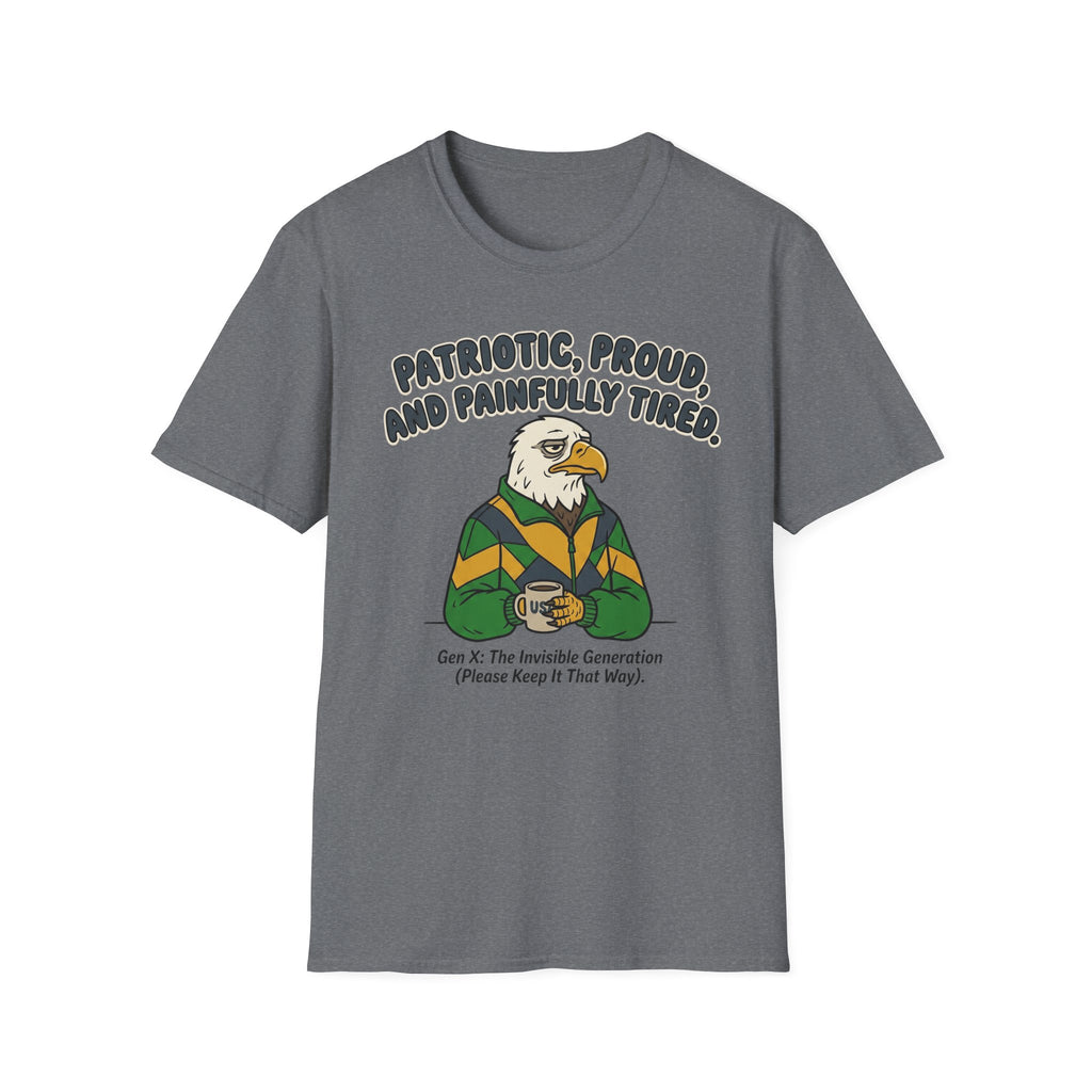 Patriotic Proud and Painfully Tired T-Shirt