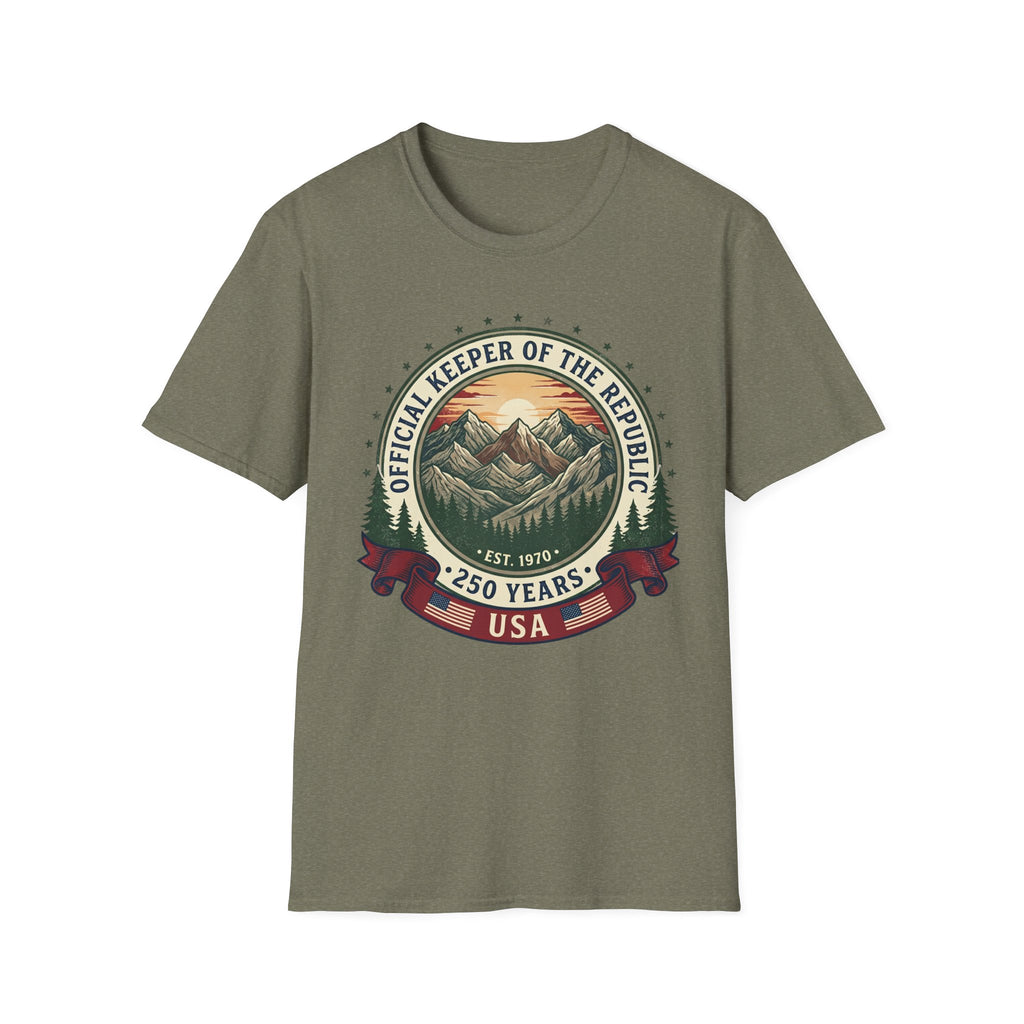 250 Years Keepers of the Republic Logo T-Shirt