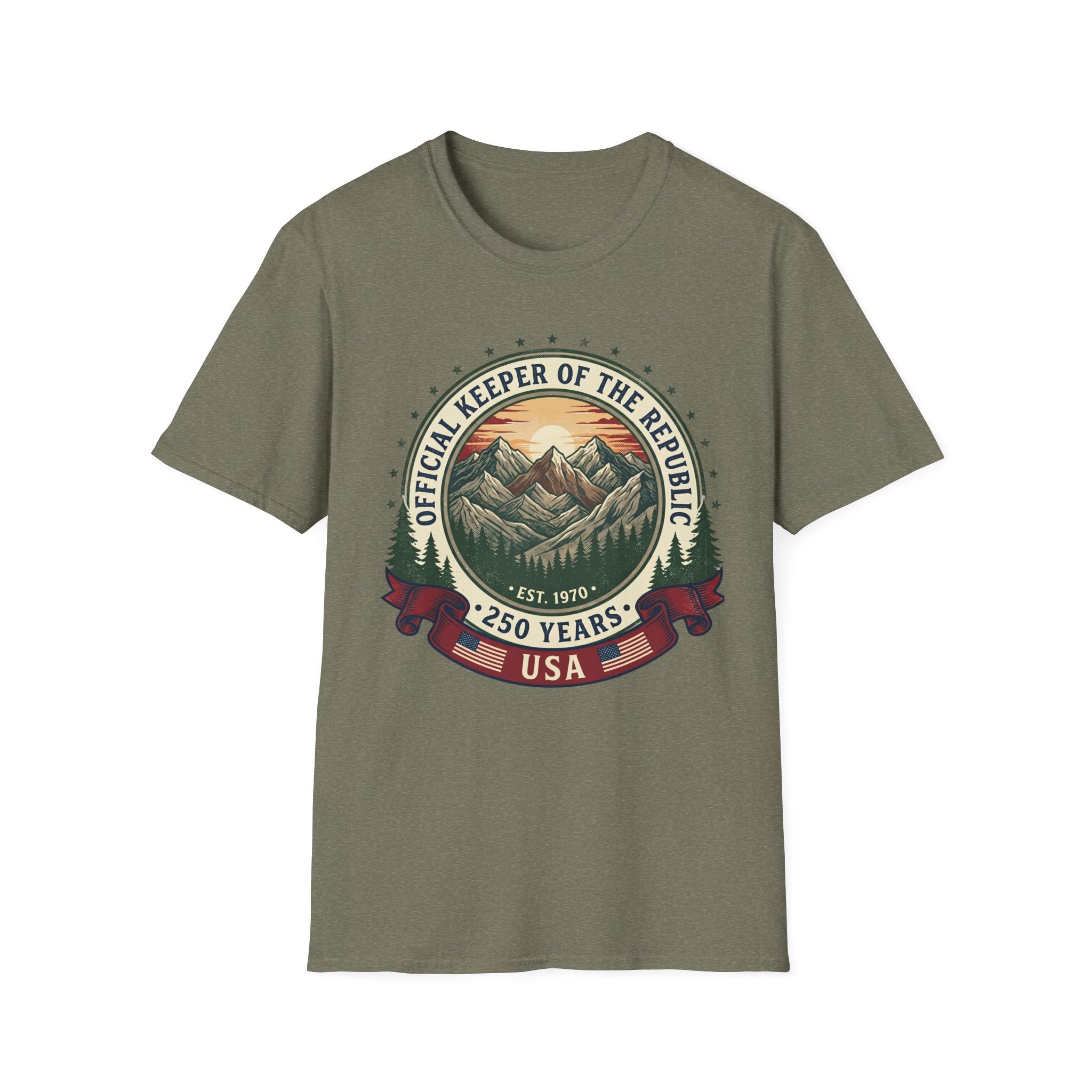 250 Years Keepers of the Republic Logo T-Shirt