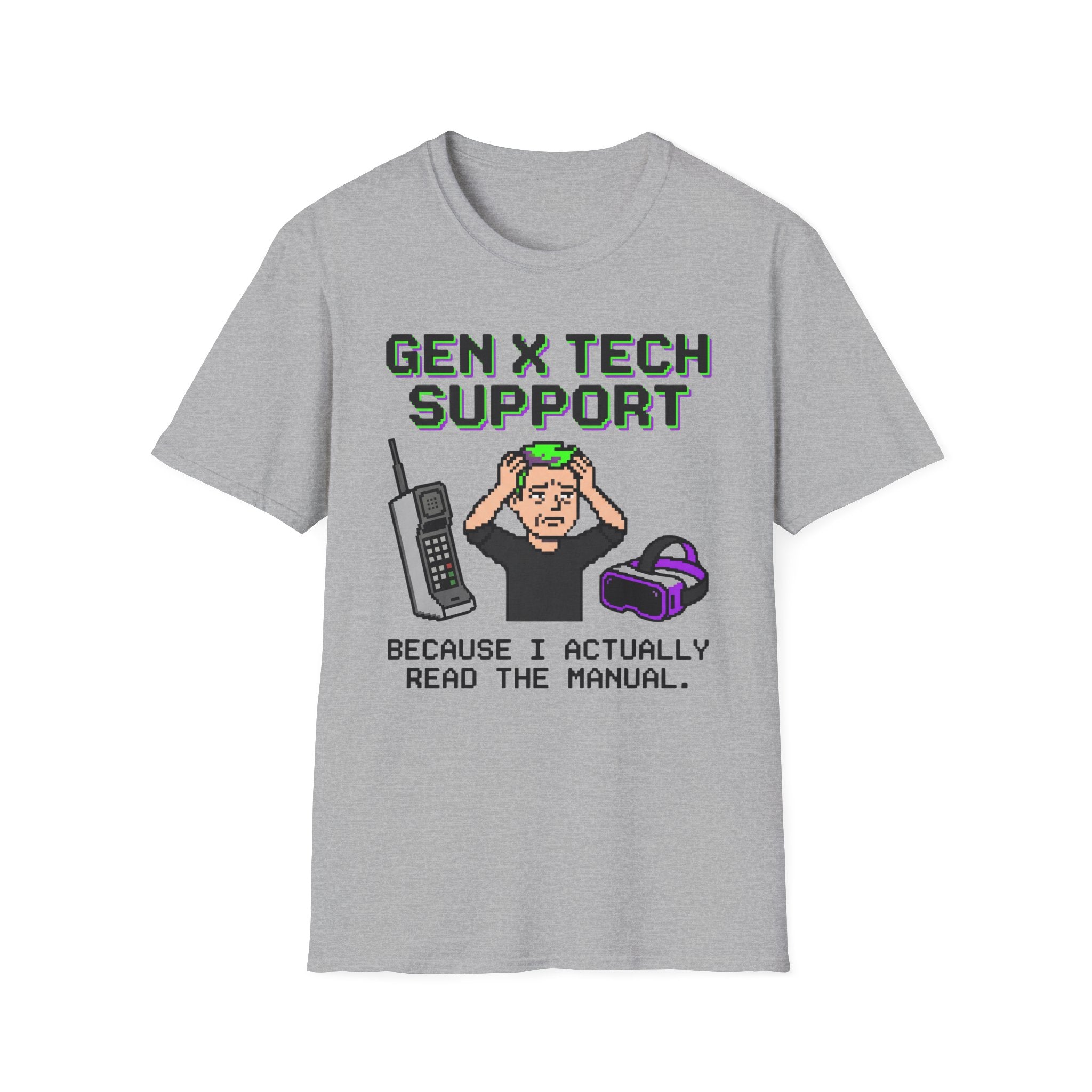 Error 404 I Am the Family Tech Support VR and Mobile T-Shirt