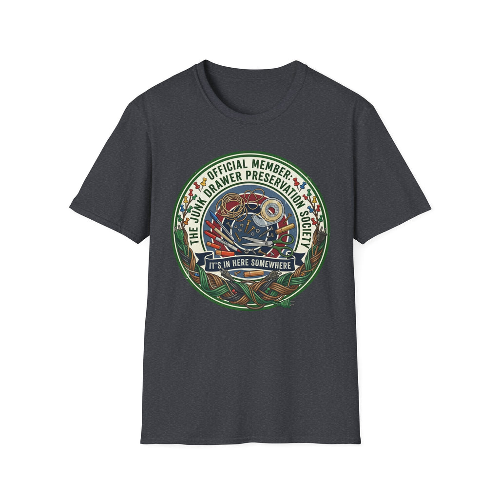 Junk Drawer Preservation Society Logo T-Shirt