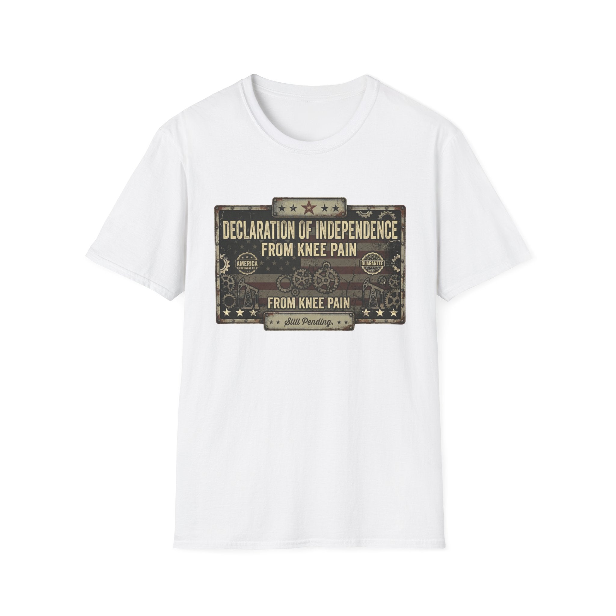 Declaration of Independence From Knee Pain Plague T-Shirt