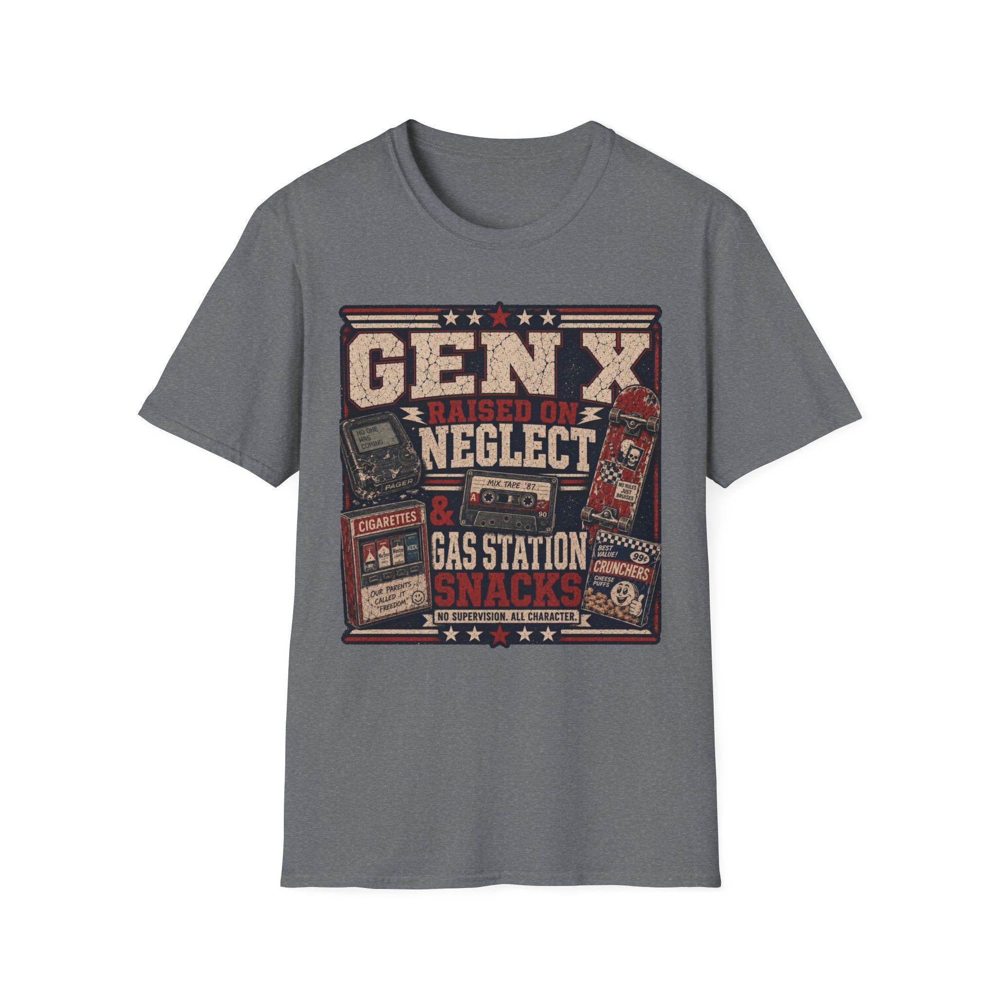 Raised on Neglect and Gas Station Snacks T-Shirt