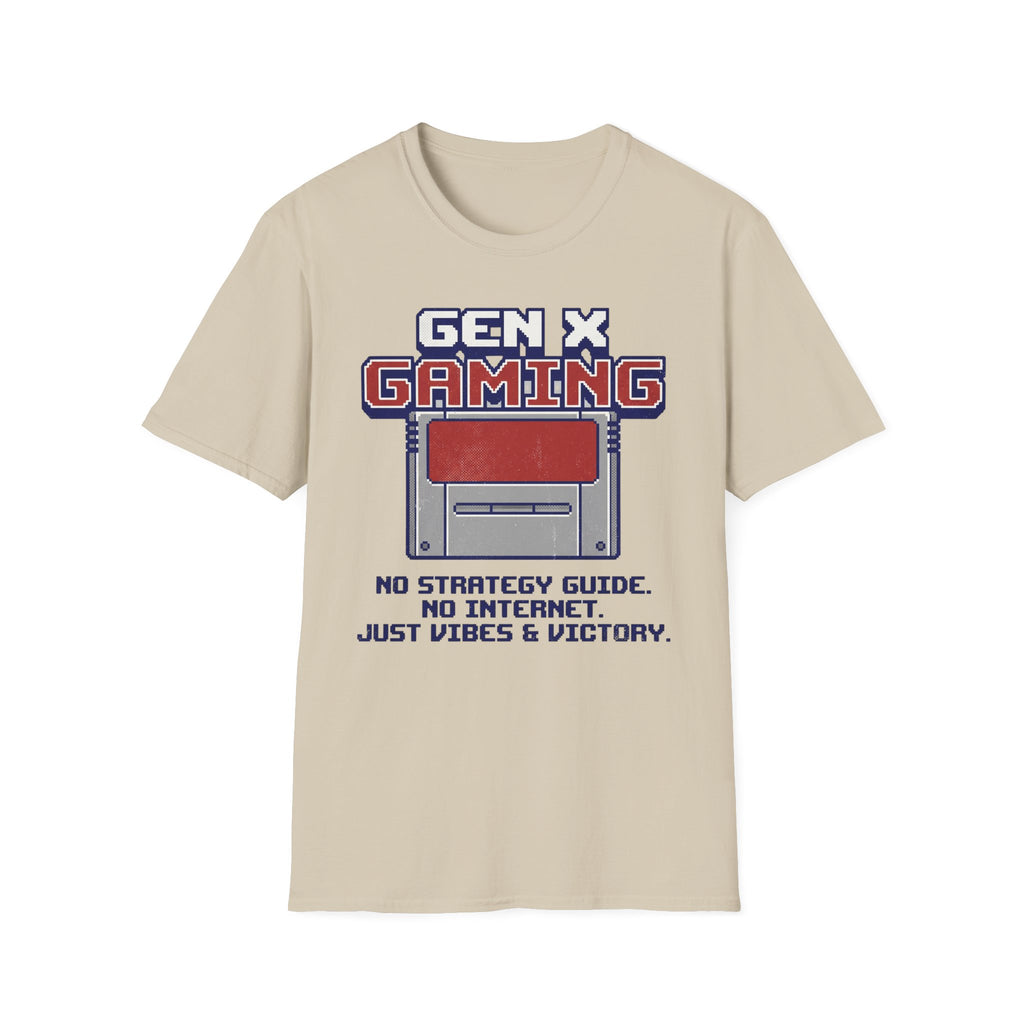 No Strategy Guide No Internet Just Vibes and Victory T-Shirt