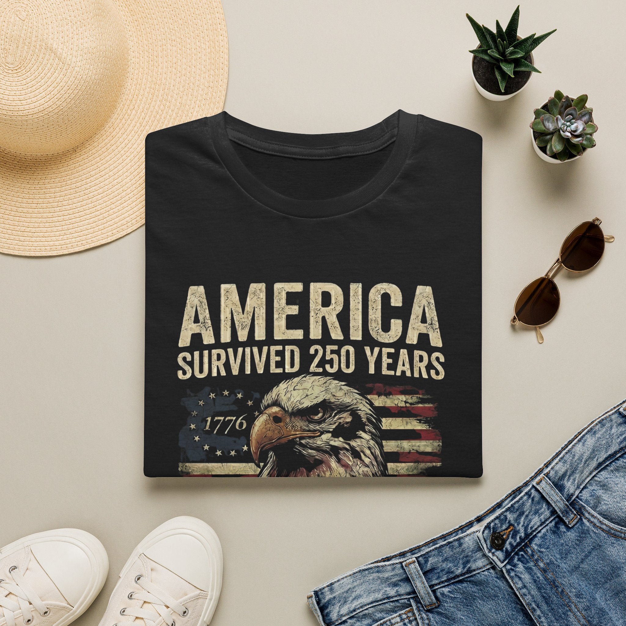America Refused to Quit Flag T-Shirt