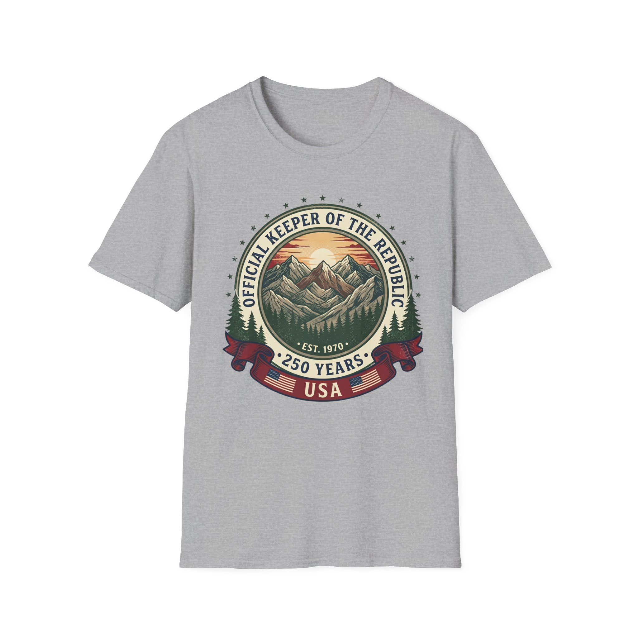250 Years Keepers of the Republic Logo T-Shirt