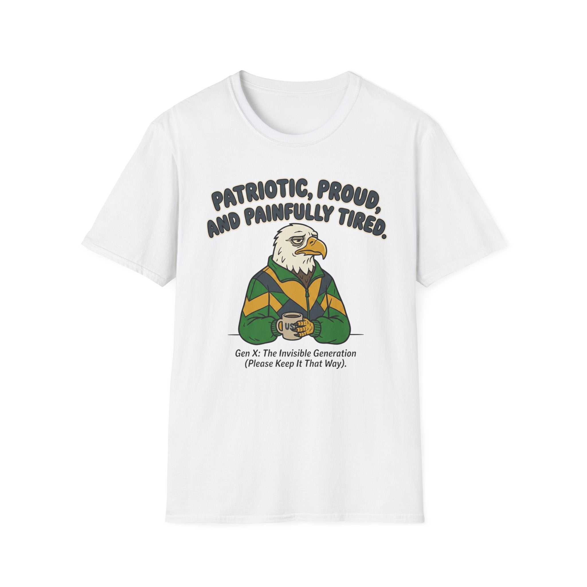Patriotic Proud and Painfully Tired T-Shirt